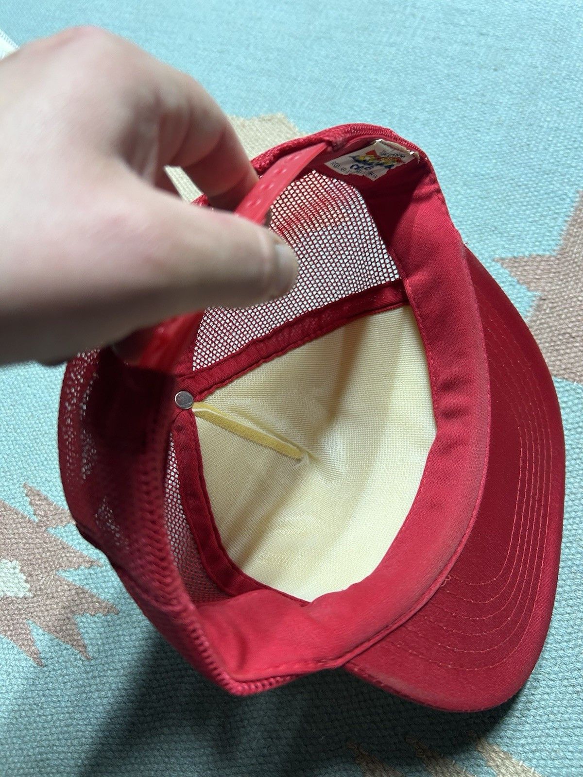 Vintage Vintage trucker hat Vic Bond sales flint Michigan SnapBack Size ONE SIZE - 6 Thumbnail