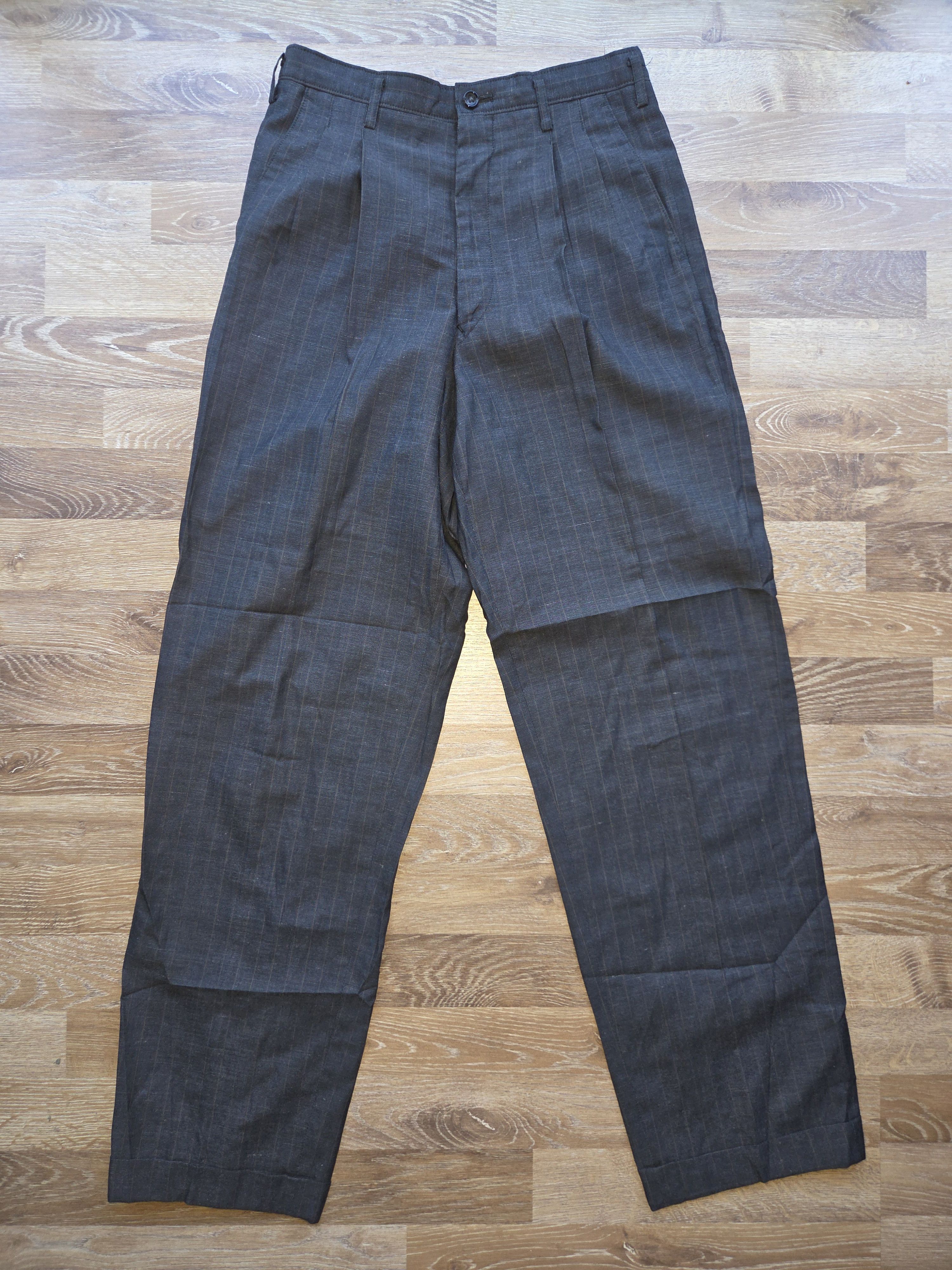 パンツ 90s Y's Yohji yamamoto baggy Slacks Yohji Yamamoto Vintage 90s Y's Yohji Yamamoto Japanese Designer