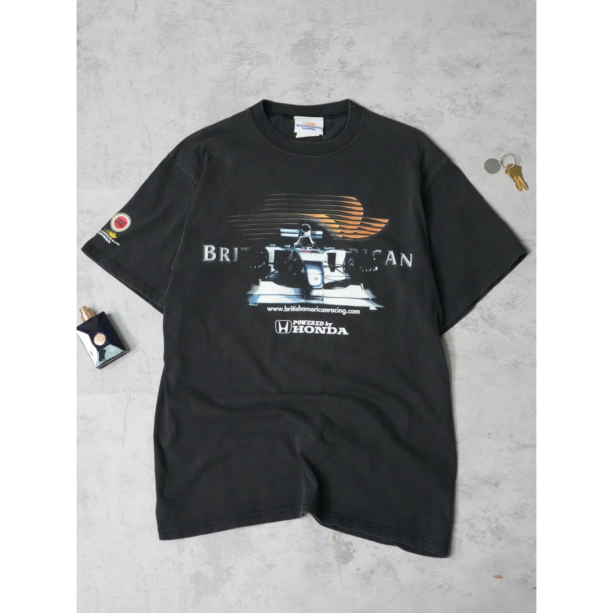 Other Vintage 90s Honda British American Racing T Size US L / EU 52-54 / 3 - 2 Thumbnail