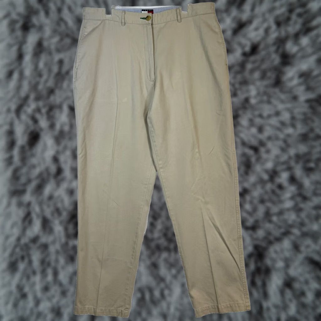 Tommy Hilfiger Tommy Hilfiger Chino Pants Women’s 16/32 Mallet 100% Cotton High-Rise Straight Mens? Size 38" / US 16 / IT 52 - 1 Thumbnail