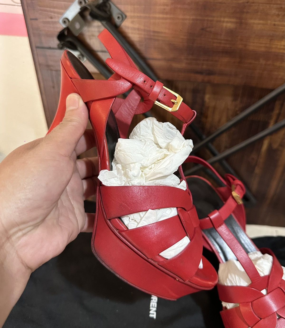 Saint Laurent Paris YSL TRIBUTE PUMPS / size 37/7 Size US 7 / IT 37 - 10 Thumbnail