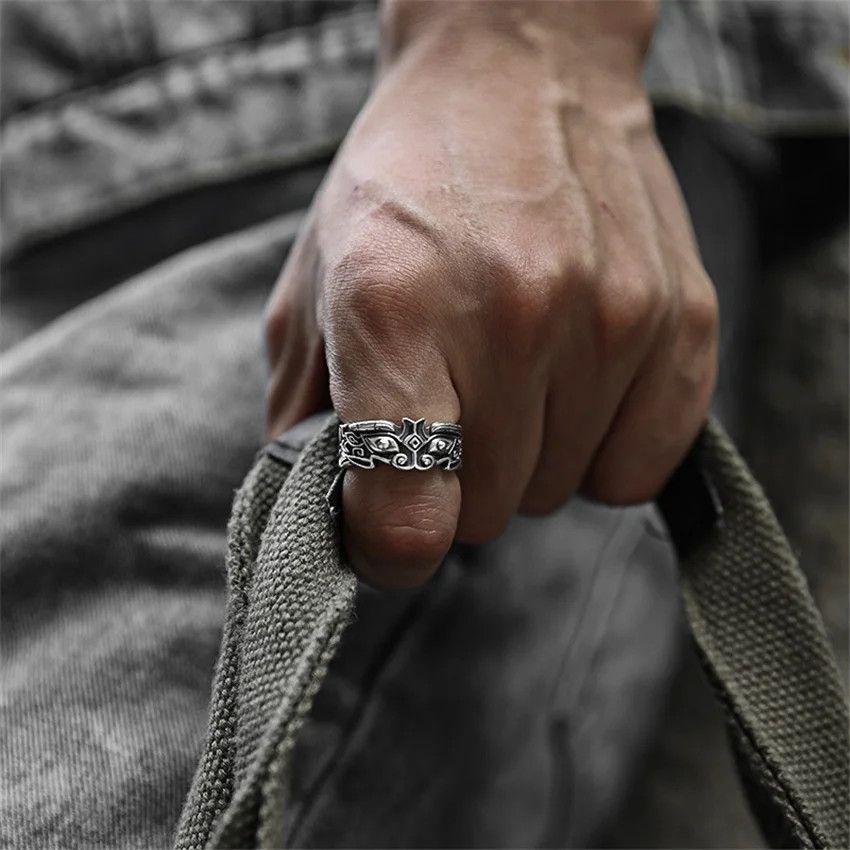 Jewelry × Vintage Third-Eye Punk Abstract Ring Size ONE SIZE - 1 Thumbnail