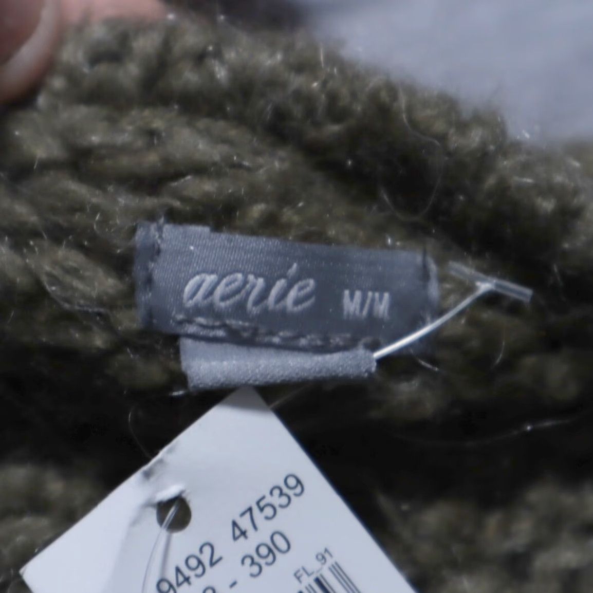 Vintage Aerie Droop Cardigan Wool Mohair Blend Green Women's M Cardigan Shirt Women M Green Size M / US 6-8 / IT 42-44 - 5 Thumbnail