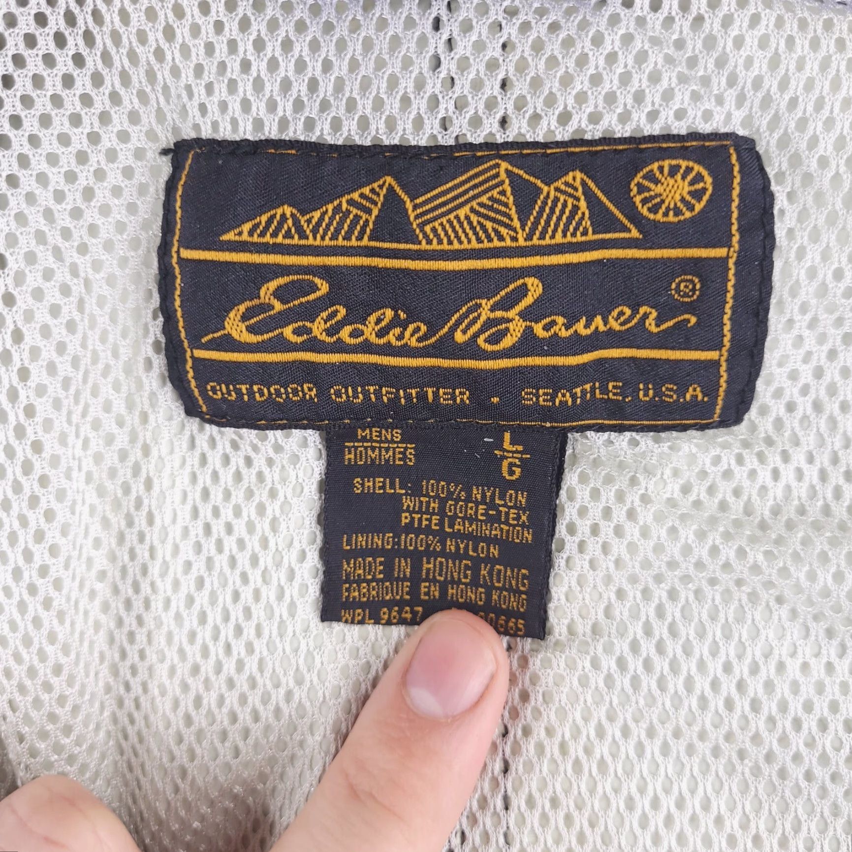 Eddie Bauer VINTAGE Eddie Bauer Jacket Mens L Gray Retro Gore Nylon Overcoat 90s Mens Size US L / EU 52-54 / 3 - 2 Thumbnail