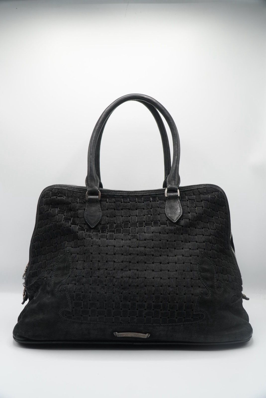 Chrome Hearts Chrome Hearts 90s Ponyhair Dagger Embelished Woven Handbag Size ONE SIZE - 2 Thumbnail