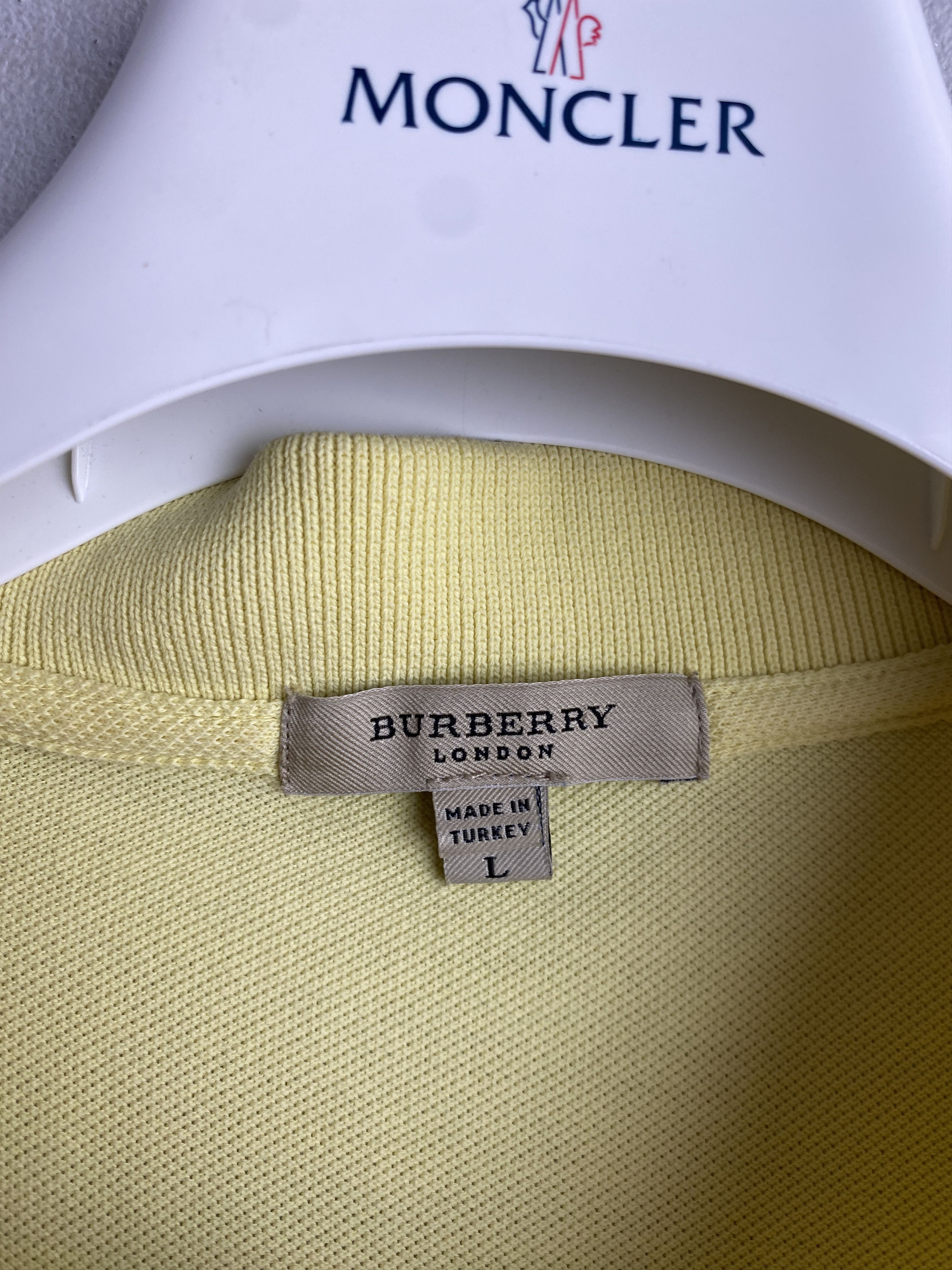 Burberry × Vintage Burberry vintage small logo polo t-shirt tee Size US L / EU 52-54 / 3 - 3 Thumbnail