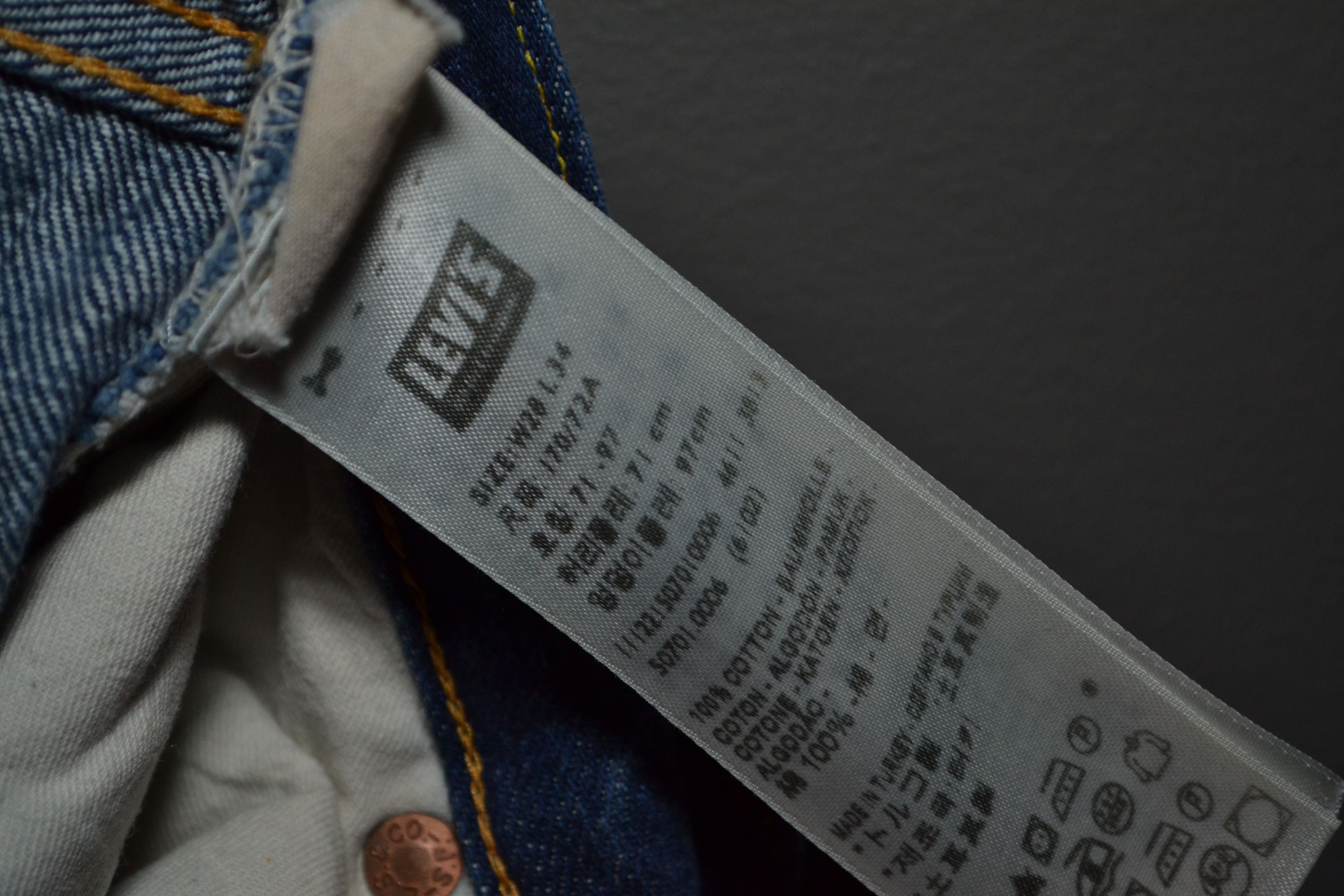 Levi's Levi's Big E Women's 701 Selvedge Jeans LVC 28 Size Size 28" / US 6 / IT 42 - 12 Thumbnail