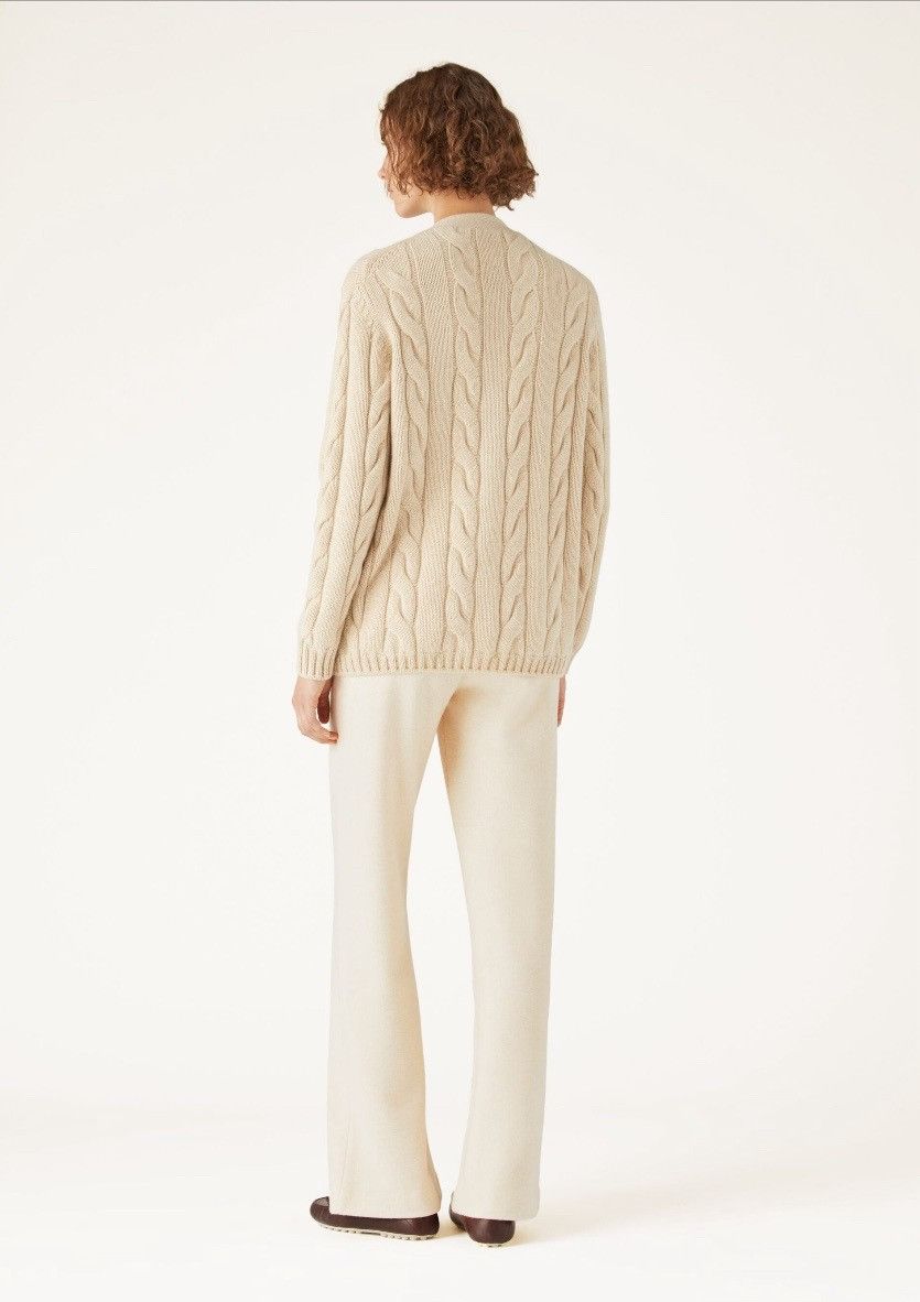 Loro Piana o1srvl11e0825 FAN3498 Robin Pant in Cream Size 27" / US 4 / IT 40 - 5 Thumbnail
