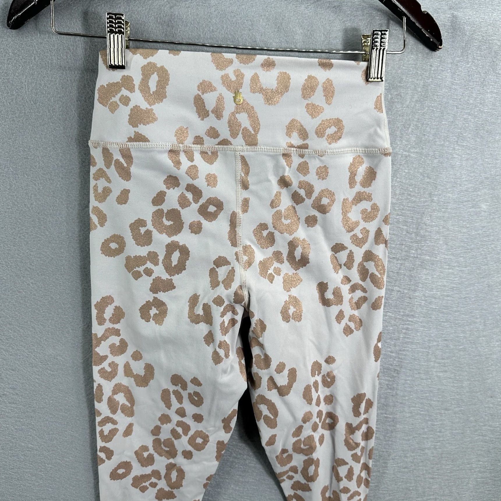 Spiritual Gangster VINTAGE Spiritual Gangster Animal Print Leggings Women XS Pink High Waist Y2K 2000s Leopard Activewear Size 26" / US 2 / IT 38 - 7 Thumbnail