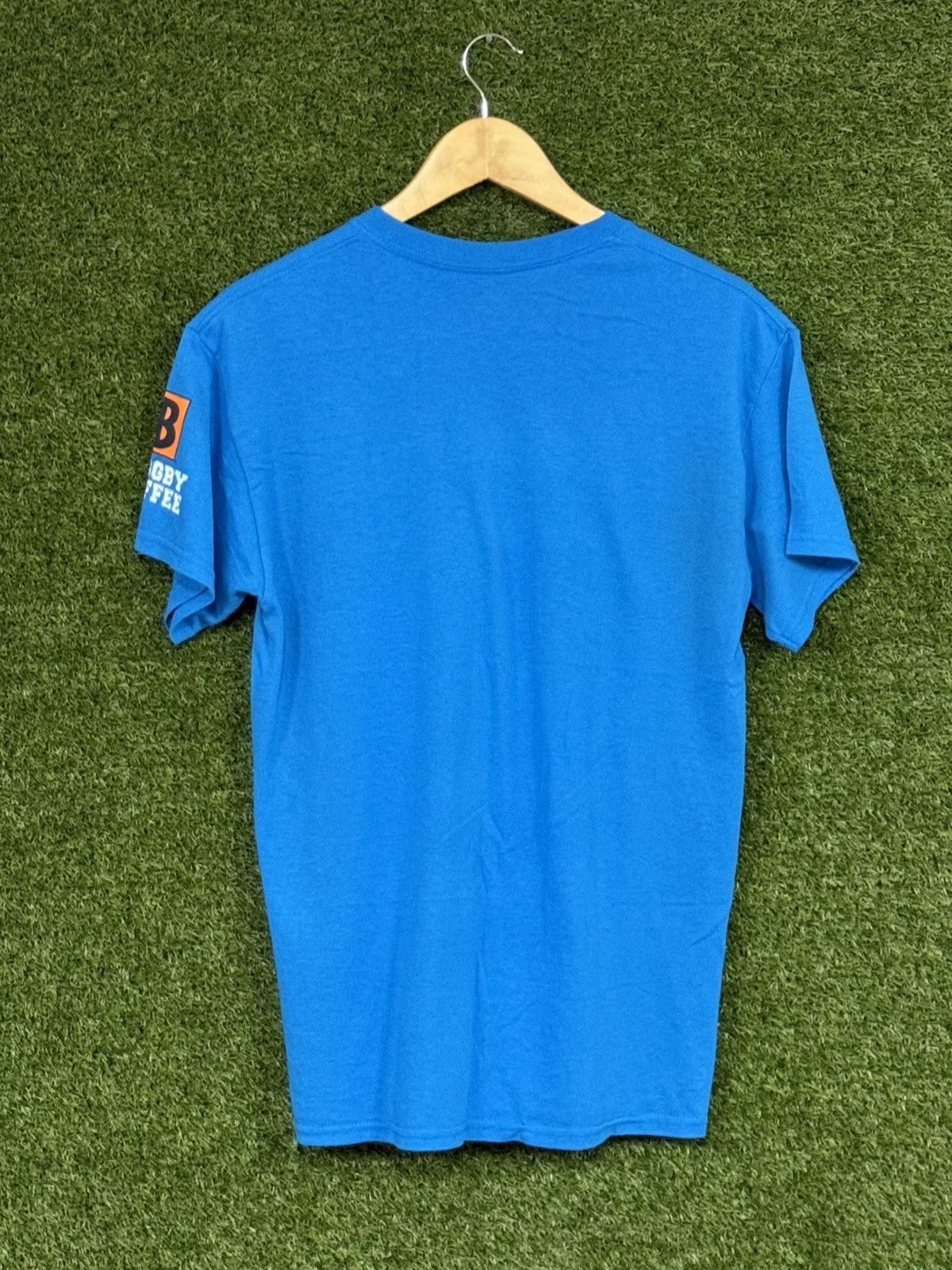 Gildan Vintage Biggby Coffee Blue Gildan Logo Cafe Tee Medium Size US M / EU 48-50 / 2 - 3 Thumbnail