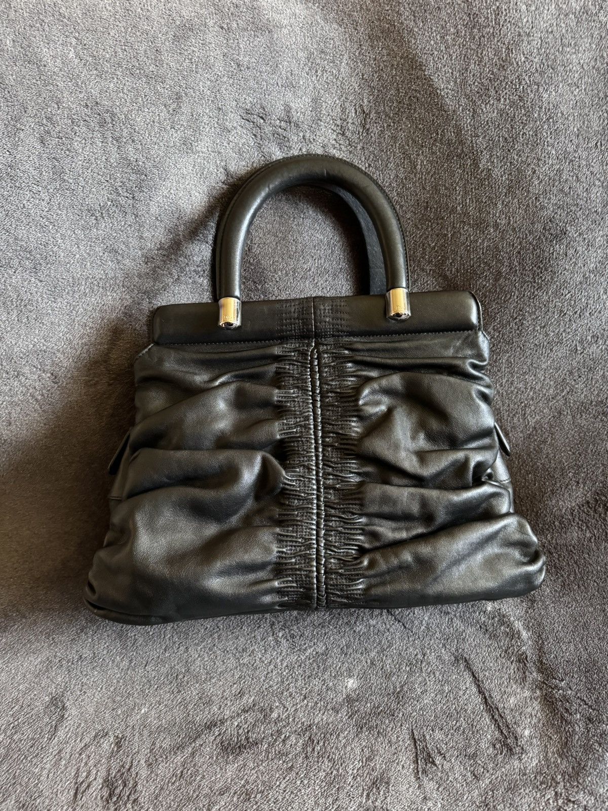 Dior Dior Karenina Black Leather HandBag Size ONE SIZE - 17 Thumbnail
