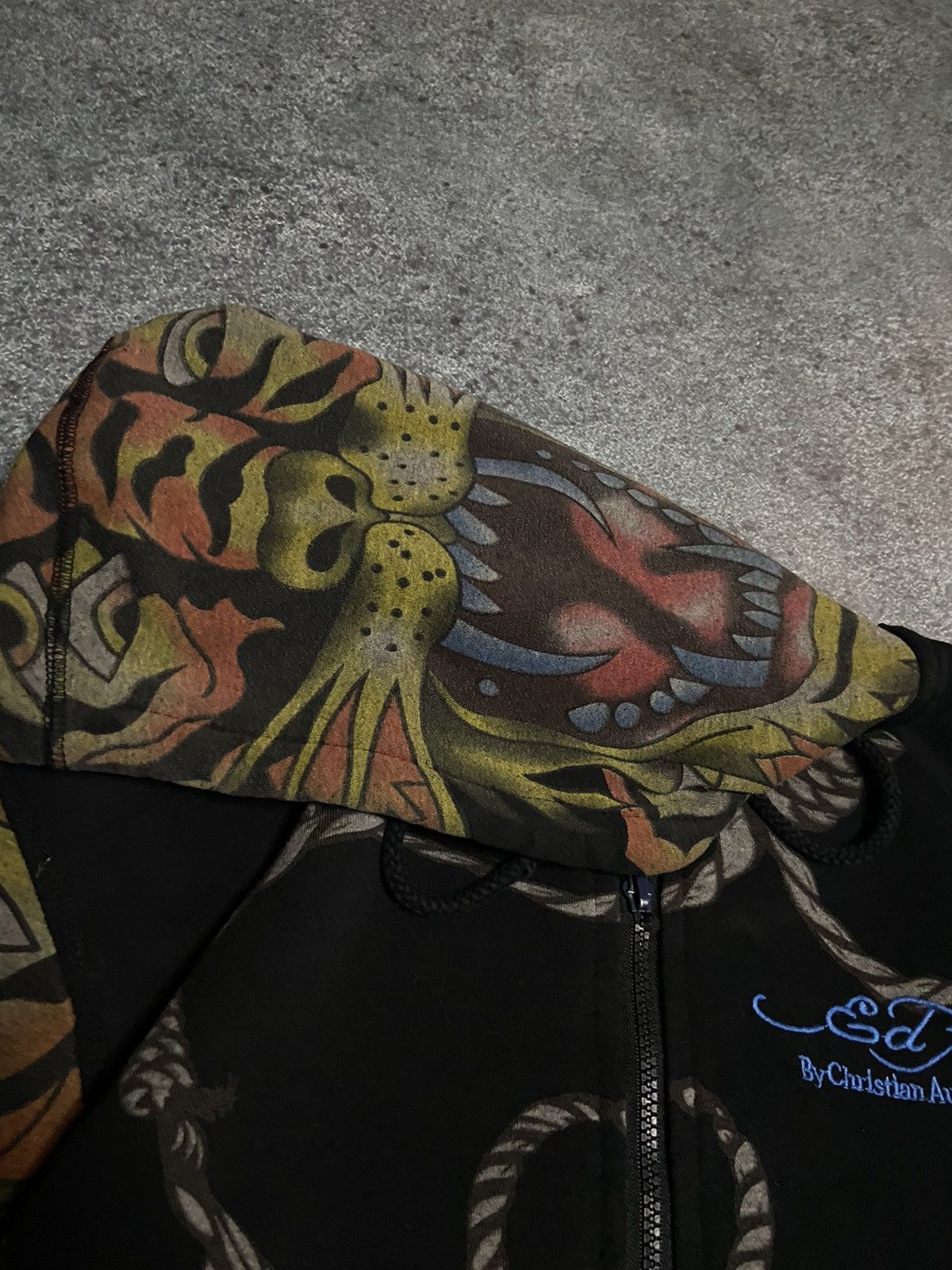 Christian Audigier × Ed Hardy Zip hoodie ED HARDY Size US M / EU 48-50 / 2 - 3 Thumbnail