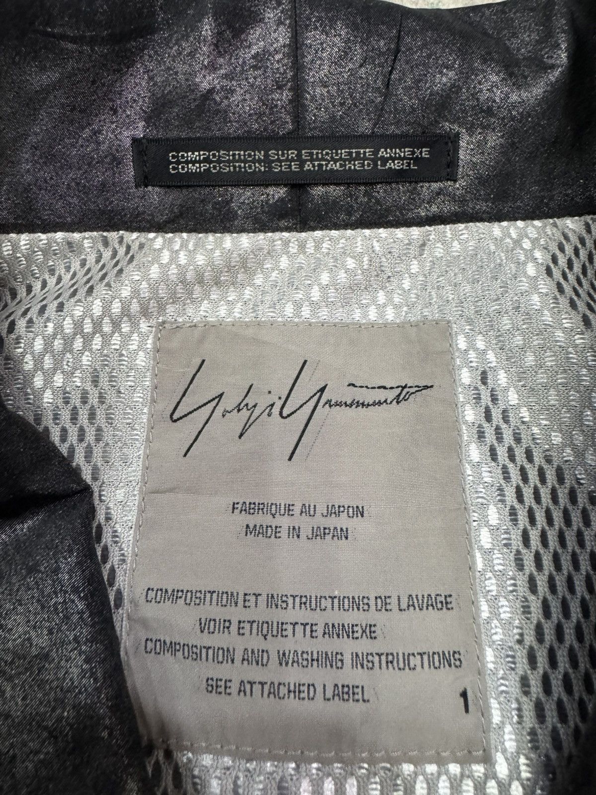 Yohji Yamamoto YOHJI YAMAMOTO CROPPED BOMBER JACKET SIZE 1 JAPAN Size S / US 4 / IT 40 - 7 Thumbnail