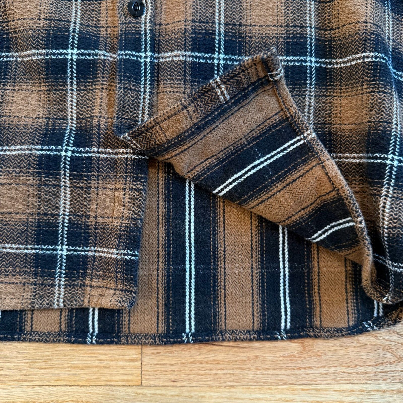 3sixteen 3Sixteen Heavyweight Crosscut Slubby Flannel in Sienna Size US L / EU 52-54 / 3 - 8 Thumbnail