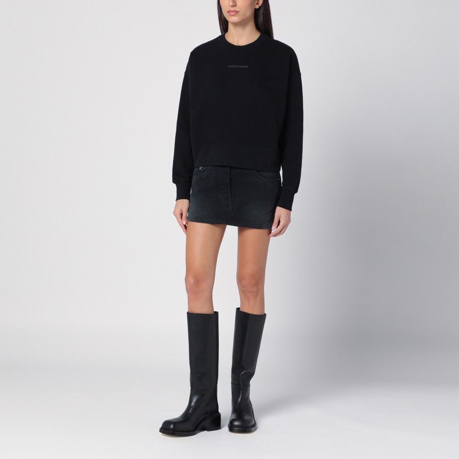 Canada Goose o1d2blof1024 Crewneck Sweatshirt In Black Size L / US 10 / IT 46 - 2 Thumbnail