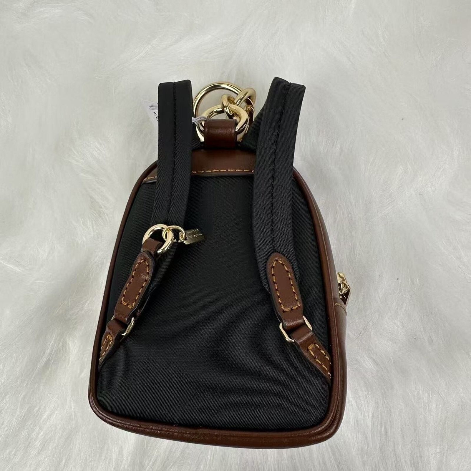 Coach Coach Mini Court Backpack Bag Charm Keychain In Brown NWT Size ONE SIZE - 5 Thumbnail