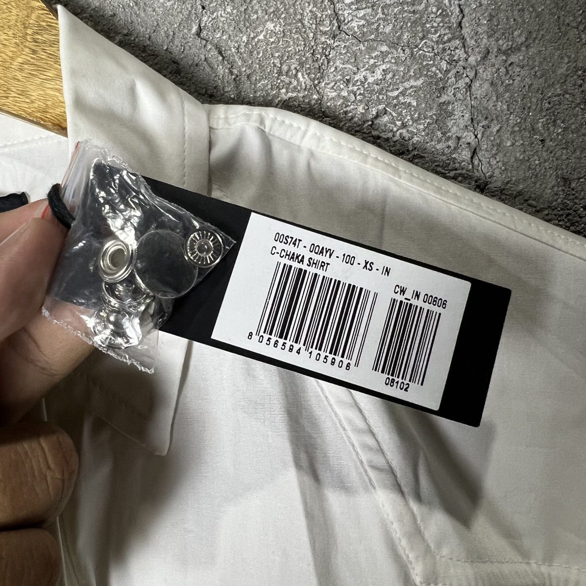 Diesel Diesel - C-Chaka Poplin Shirt With Hook Details - White Size XS / US 0-2 / IT 36-38 - 8 Thumbnail