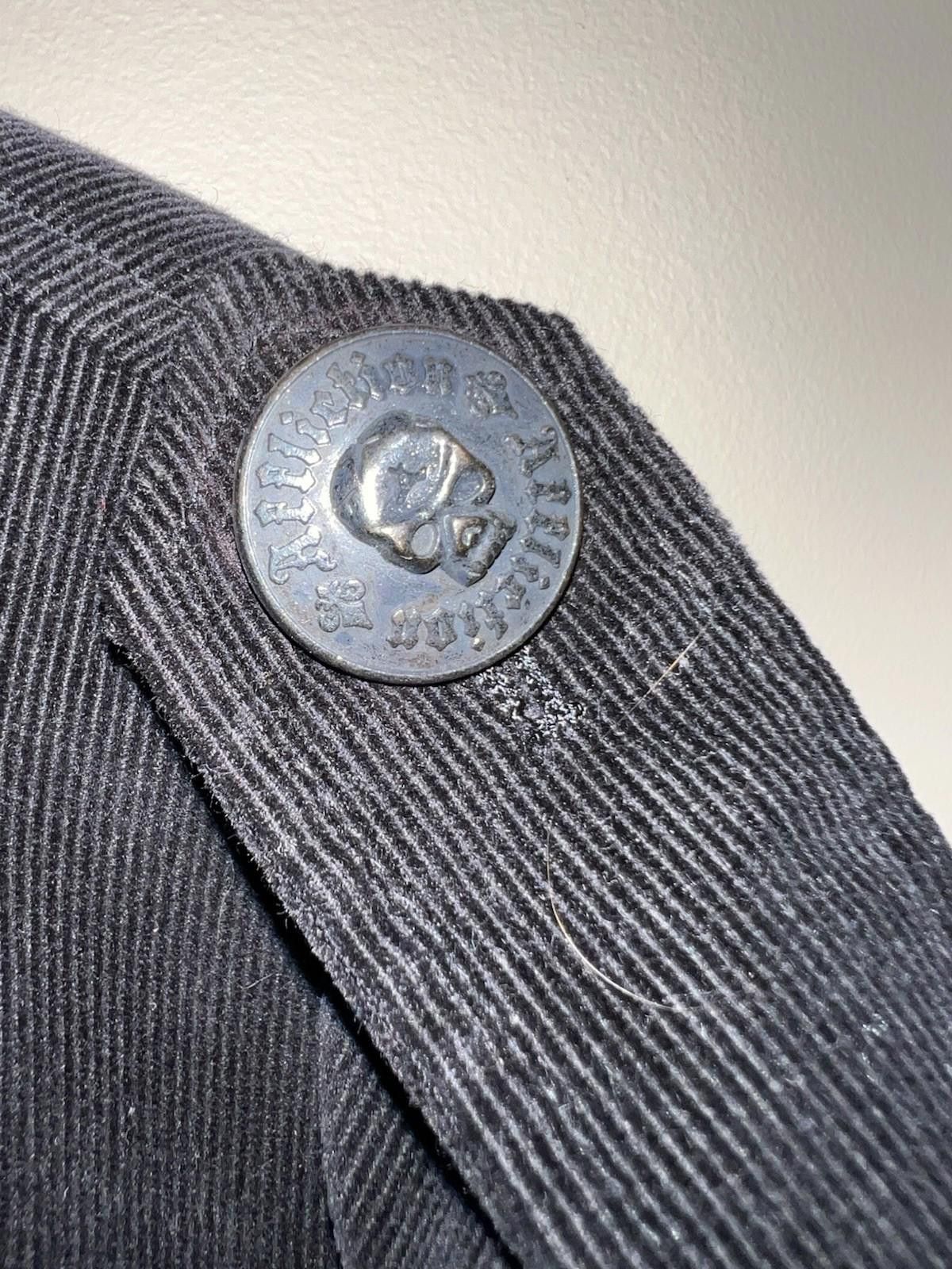 Affliction Affliction Black Corduroy Military Skull Blazer Mens Large Size US L / EU 52-54 / 3 - 6 Thumbnail