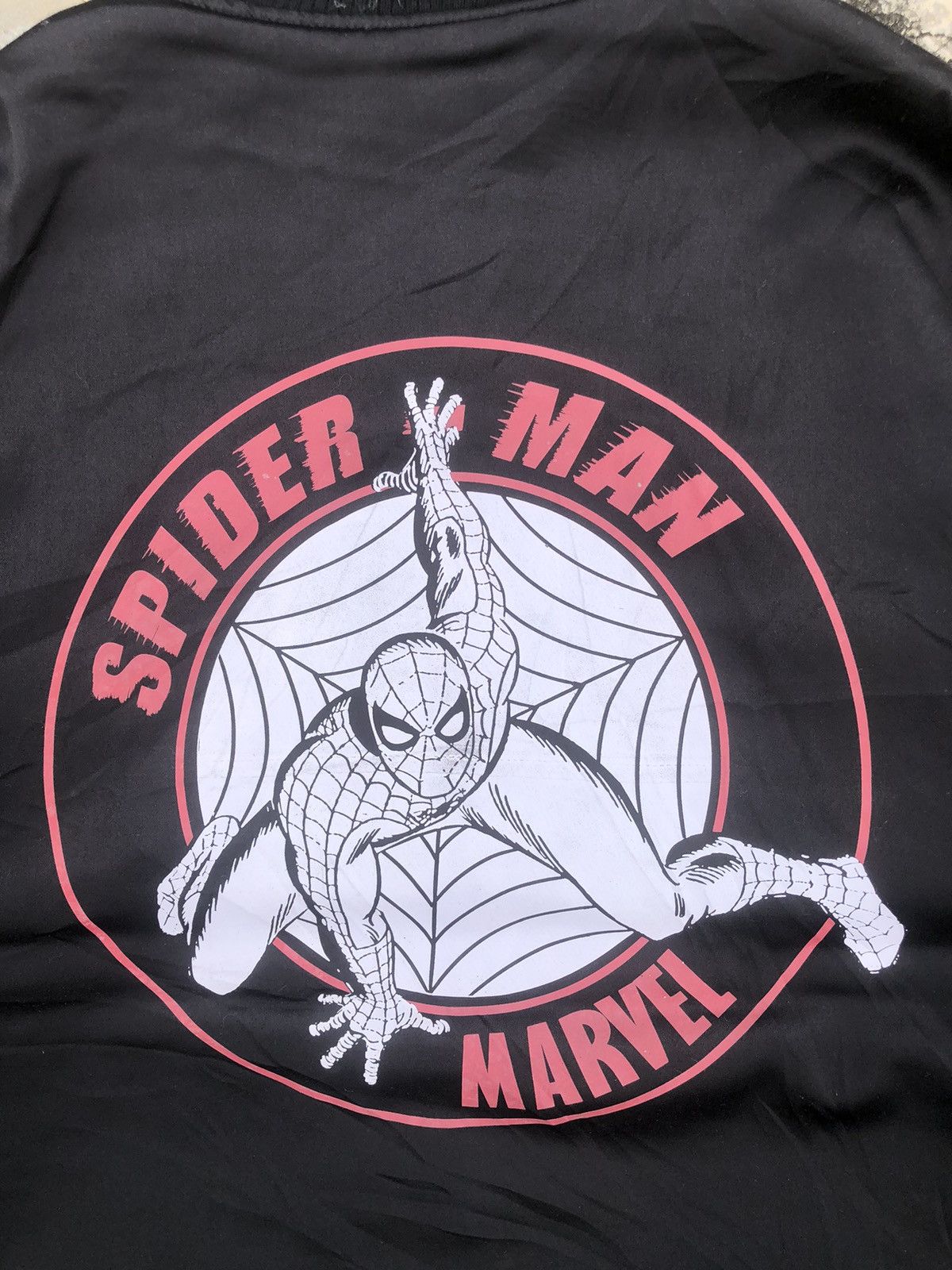 Japanese Brand Vintage Y2K Varsity American Star X Marvel Spiderman Size US L / EU 52-54 / 3 - 5 Thumbnail