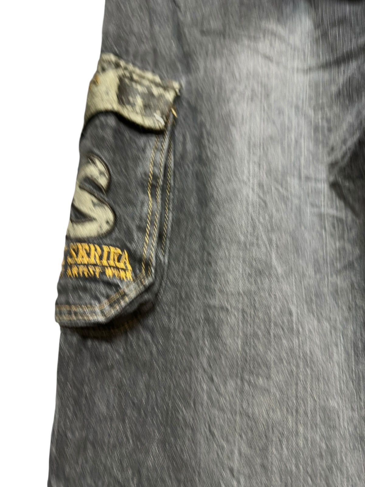 Jack Wolfskin Vintage Jack Serika Baggy With Belt Cargo Tactical Denim Size US 30 / EU 46 - 6 Thumbnail