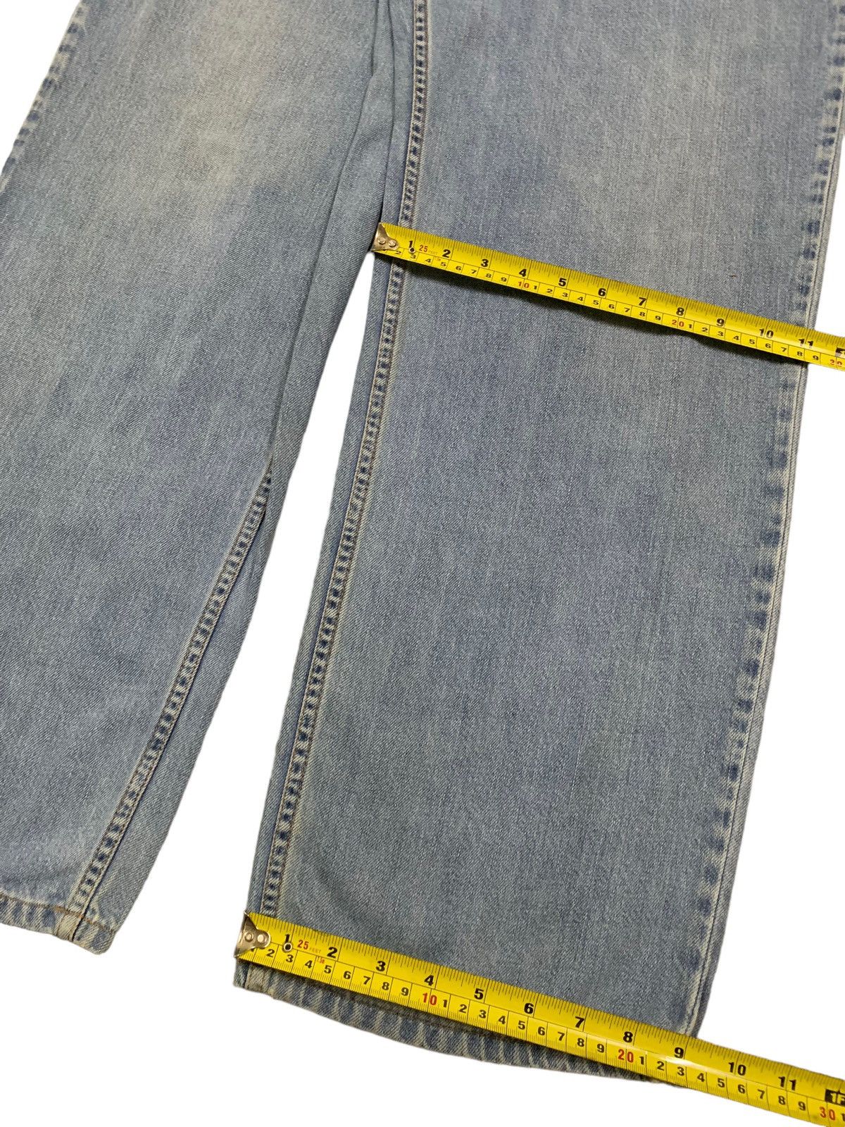 Levi's Vintage 90s Levis 529 White Tab Blue Washed Baggy Jeans Size US 33 - 16 Thumbnail
