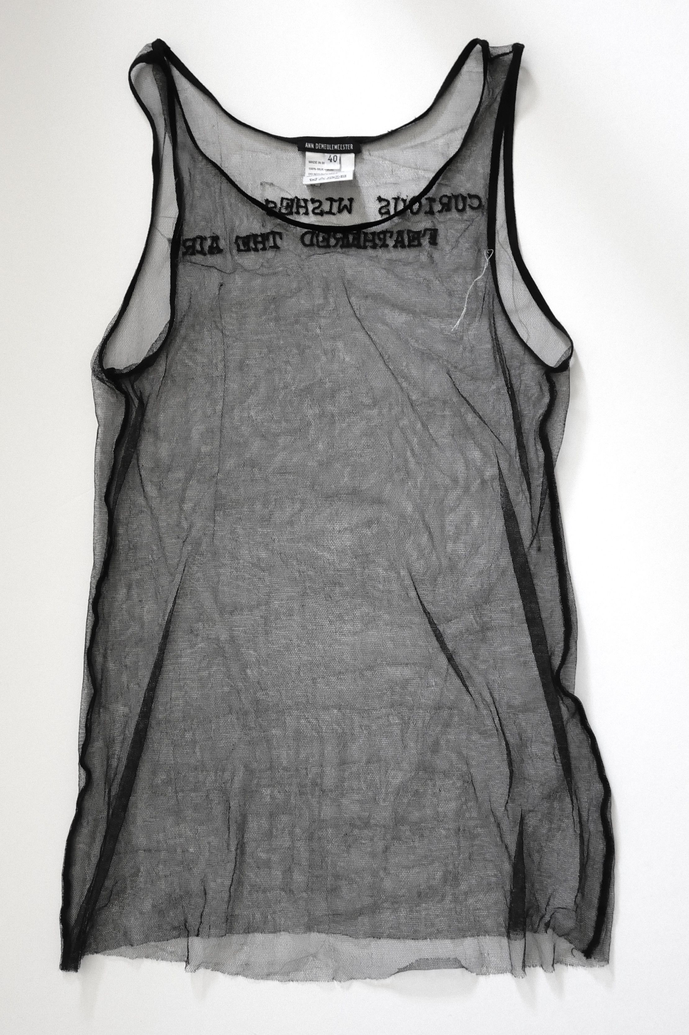 Ann Demeulemeester Ann Demeulemeester 2000 Curious Wishes Feathered The Air Top Size M / US 6-8 / IT 42-44 - 1 Thumbnail
