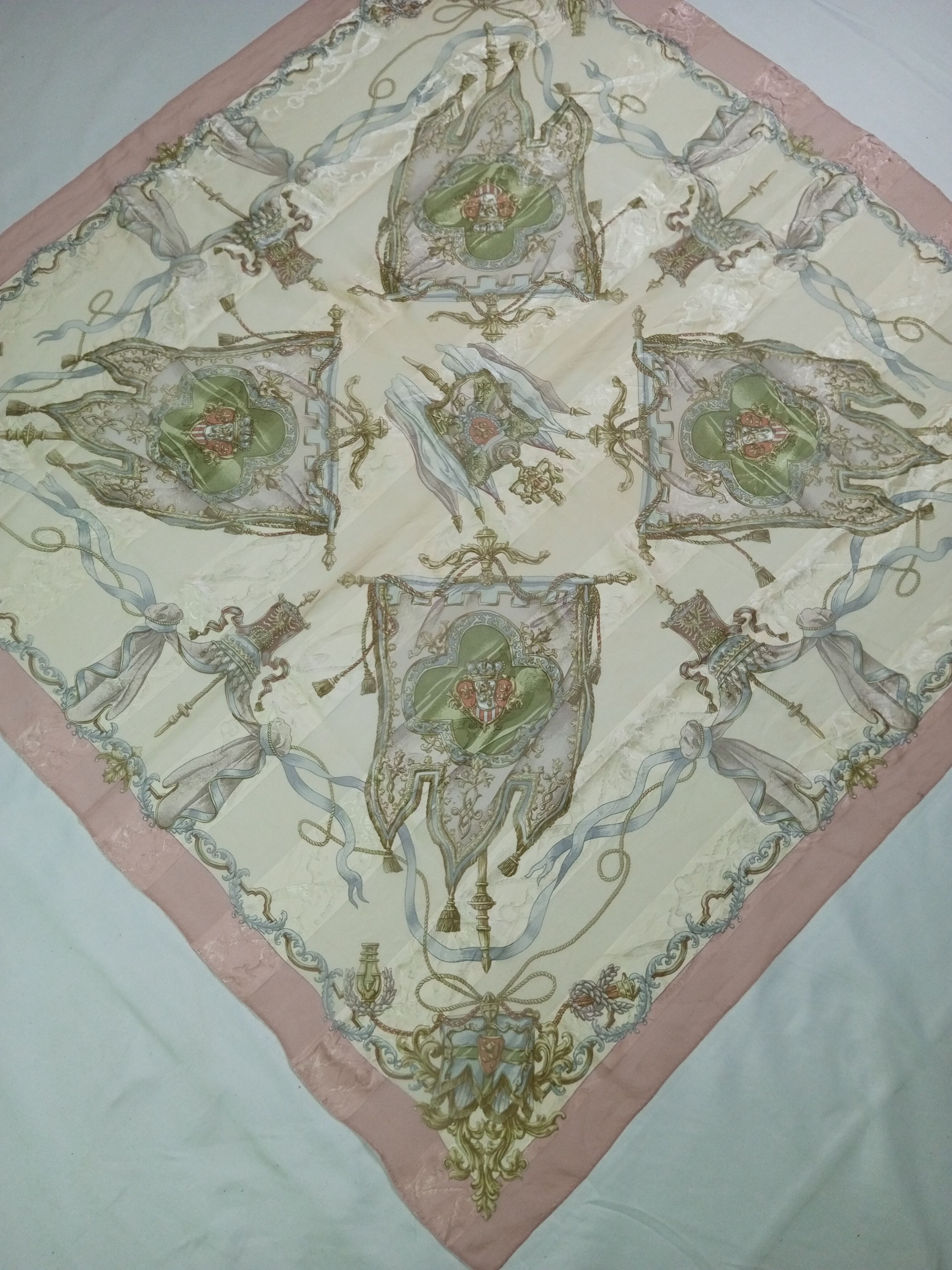 Japanese Brand FB Silk Scarf Handkerchief Neckerchief Size ONE SIZE - 4 Thumbnail