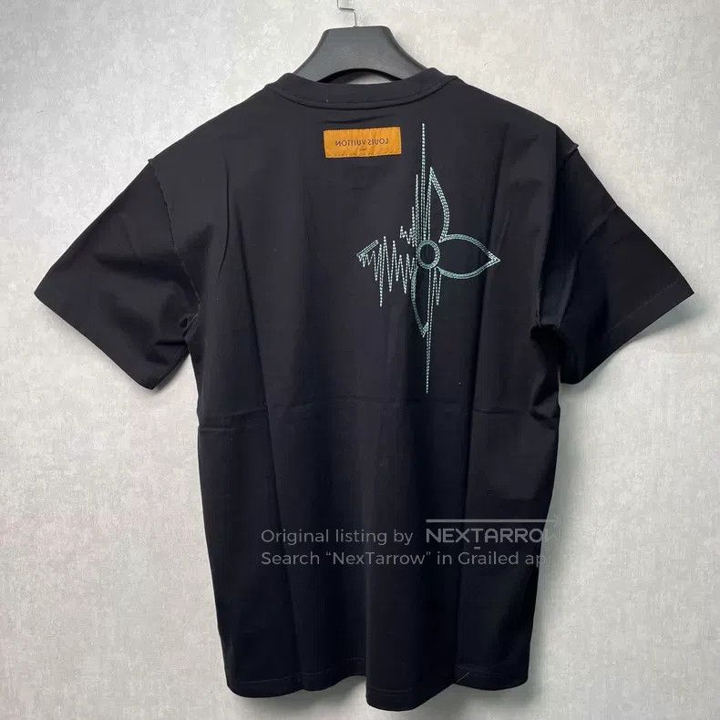 Louis Vuitton Louis Vuitton Letter Frequency Graphic T-Shirt L Size Size US L / EU 52-54 / 3 - 2 Thumbnail