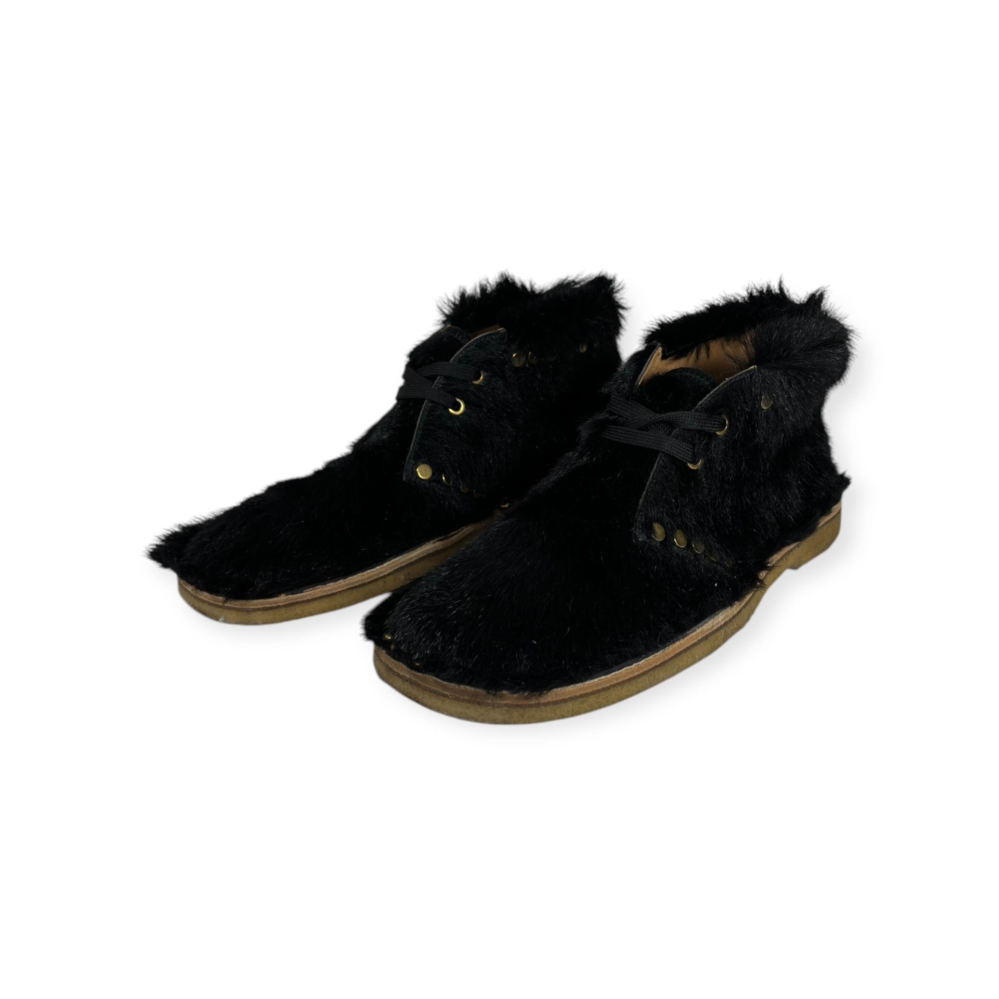 Prada Calfskin Ponyhair Desert Boot Size US 7 / EU 40 - 2 Thumbnail