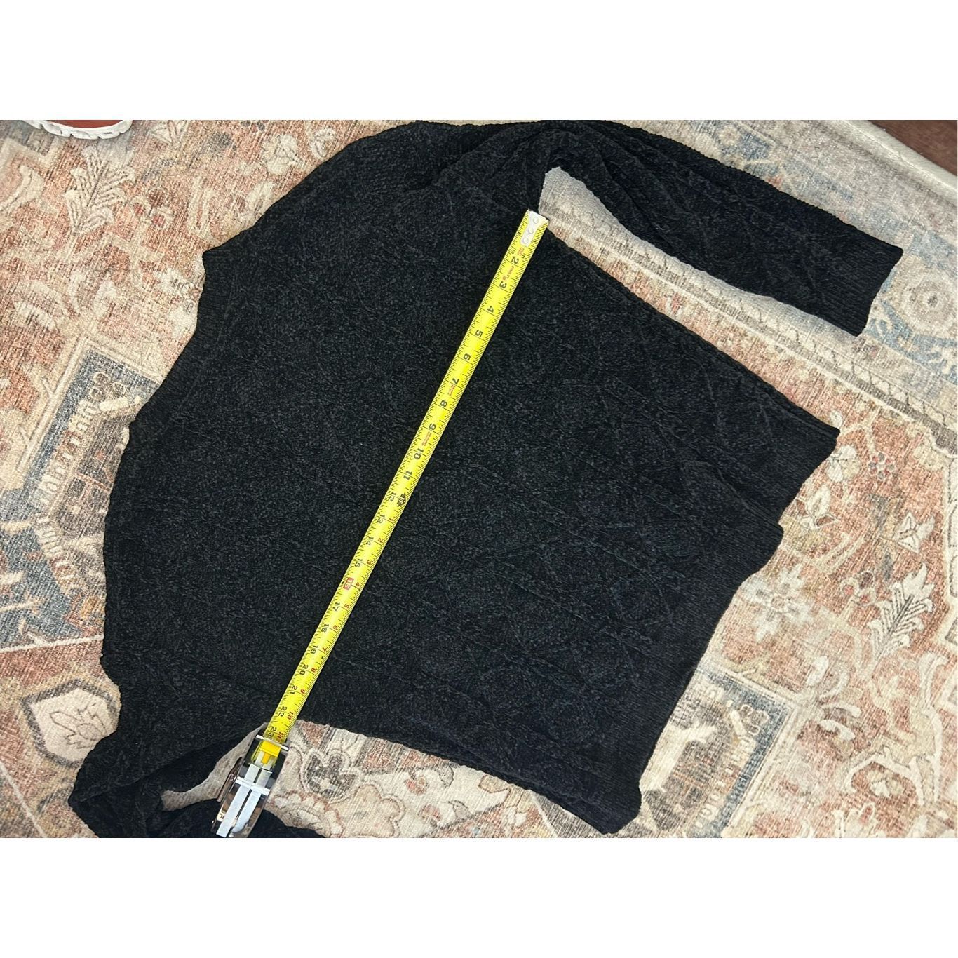 Macron Macaron Black Cable Knit Sweater, Sz Small Size S / US 4 / IT 40 - 7 Thumbnail