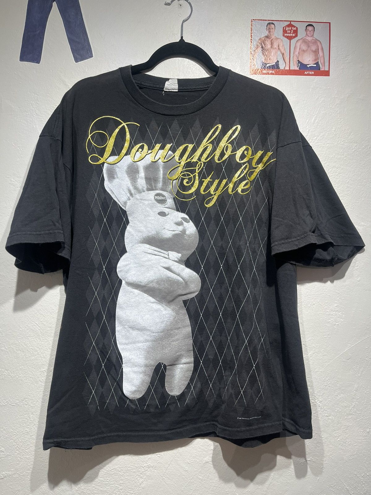 Vintage Vintage Y2k Doughboy Style tee Size US L / EU 52-54 / 3 - 1 Thumbnail
