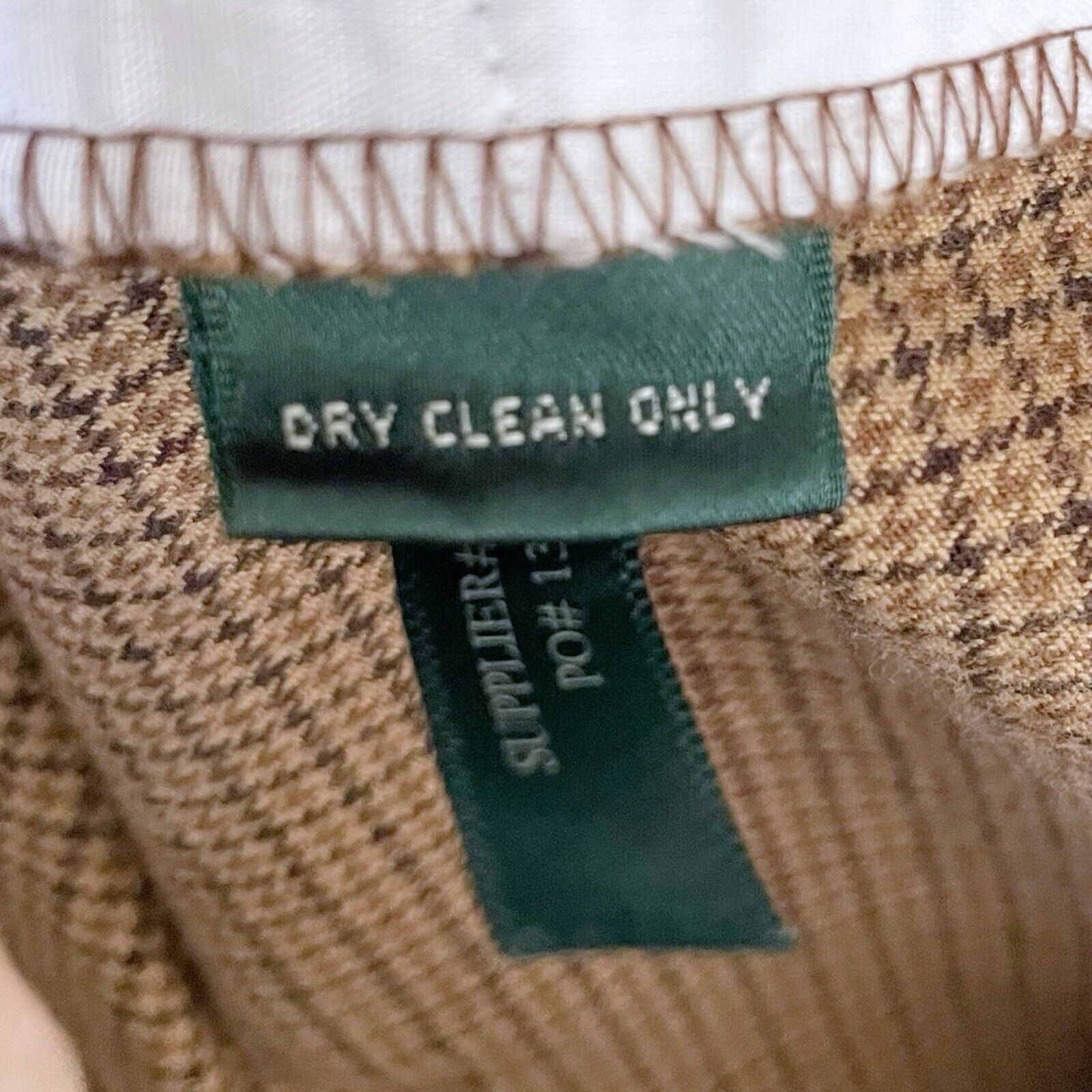 Lauren Ralph Lauren Lauren Ralph Lauren Pants Womens 10 Brown Plaid Tapered Size 32" / US 10 / IT 46 - 4 Thumbnail