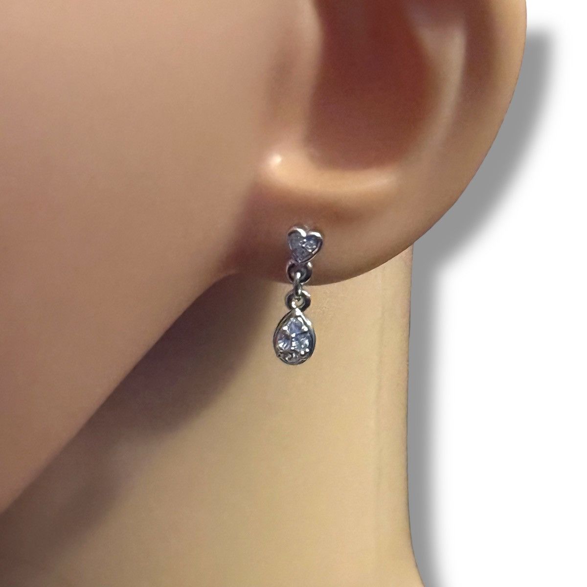 Swarovski Swarovski Fit drop heart and teardrop dangle earrings Size ONE SIZE - 2 Thumbnail
