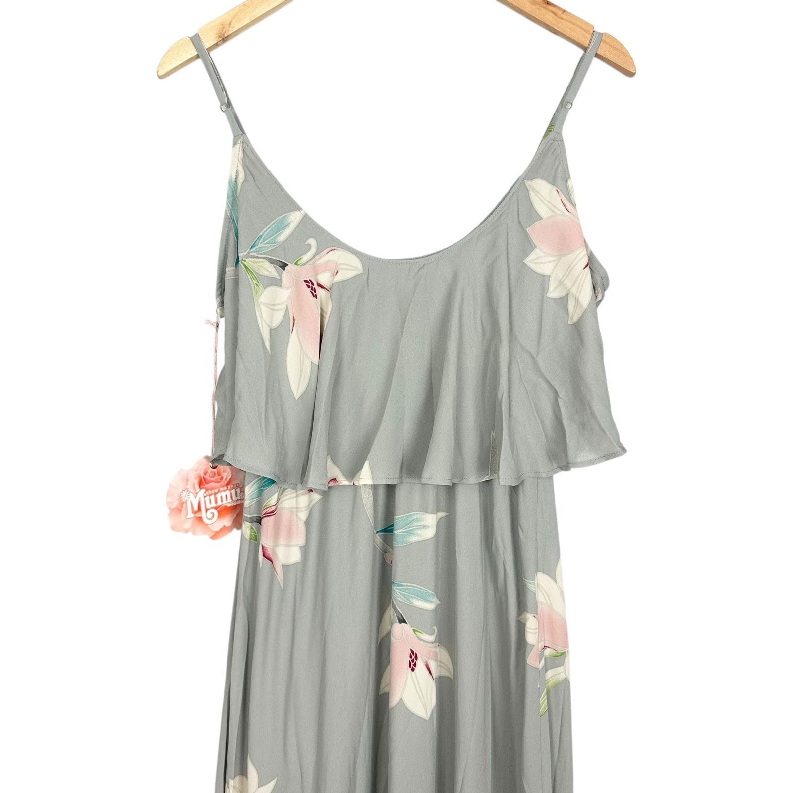Show Me Your MuMu NWT Show Me Your Mumu Ruffle Maxi Gown Lily Showers Medium Size M / US 6-8 / IT 42-44 - 12 Thumbnail