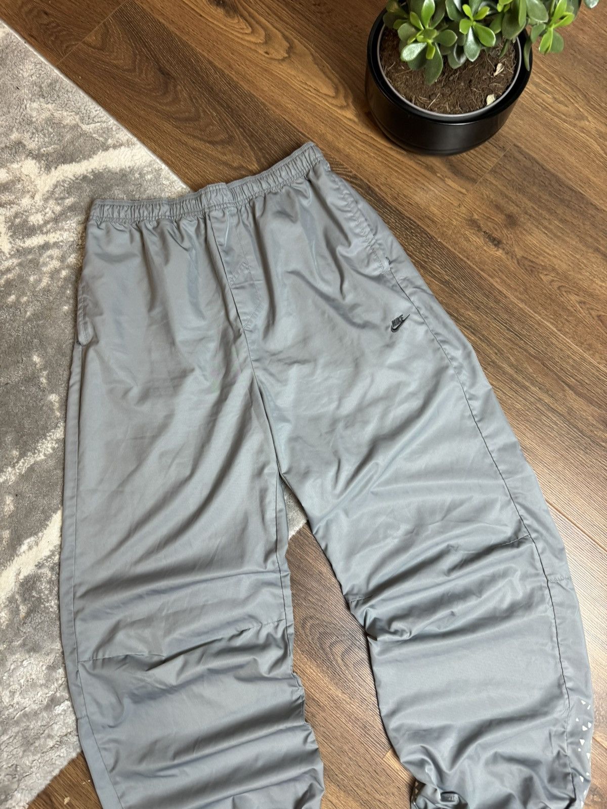 00s Nike Vintage Nylon Baggy Joggers Tn Plus Pants Y2K Drill