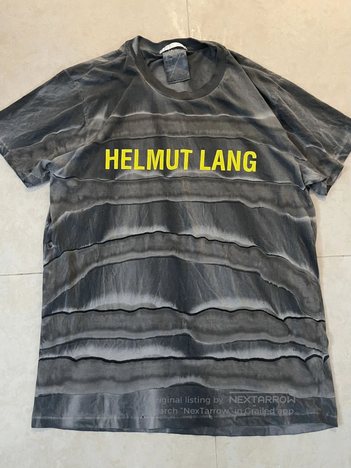 Helmut Lang Helmut Lang Logo Tie Dye Tee. Size US L / EU 52-54 / 3 - 1 Thumbnail