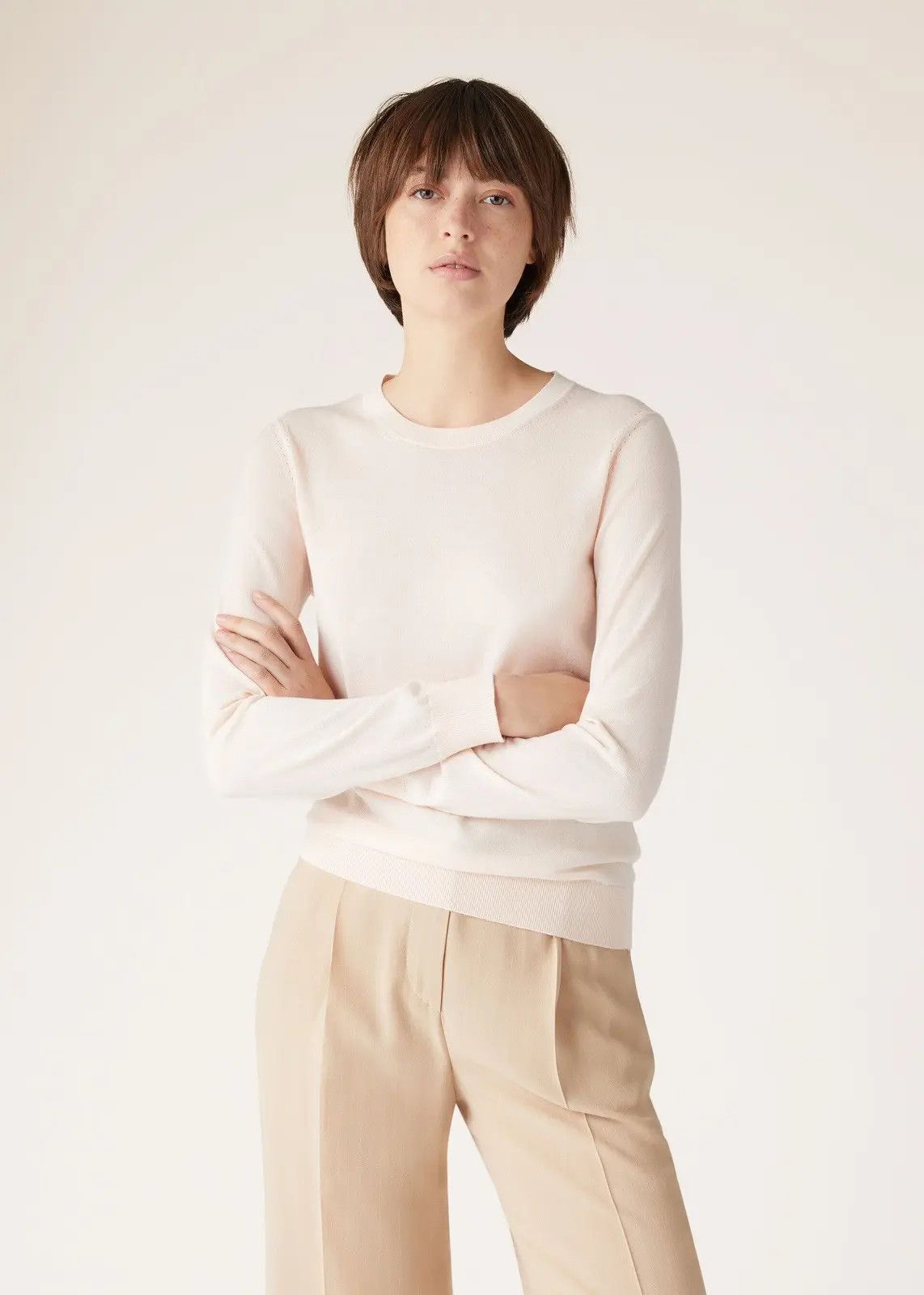 Loro Piana o1srvl11e0424 Sweater in White Size XL / US 12-14 / IT 48-50 - 1 Thumbnail