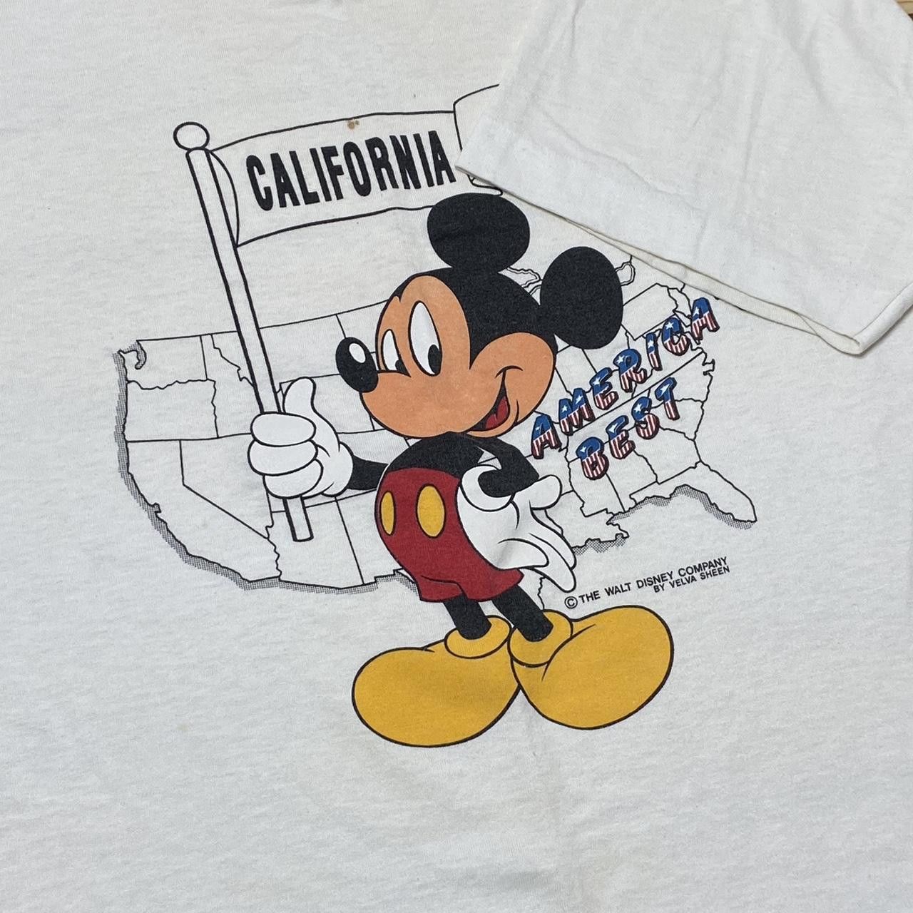 Velva Sheen True Vintage Disney Land x Mickey Mouse White Tee Size Large Size US L / EU 52-54 / 3 - 3 Thumbnail