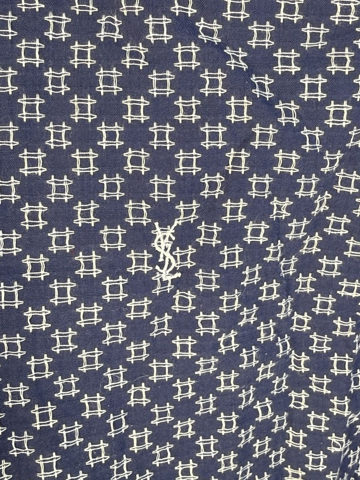 Yves Saint Laurent Royal Blue YSL Shirt Cotton Summer Yves Saint Laurent Size US M / EU 48-50 / 2 - 3 Thumbnail