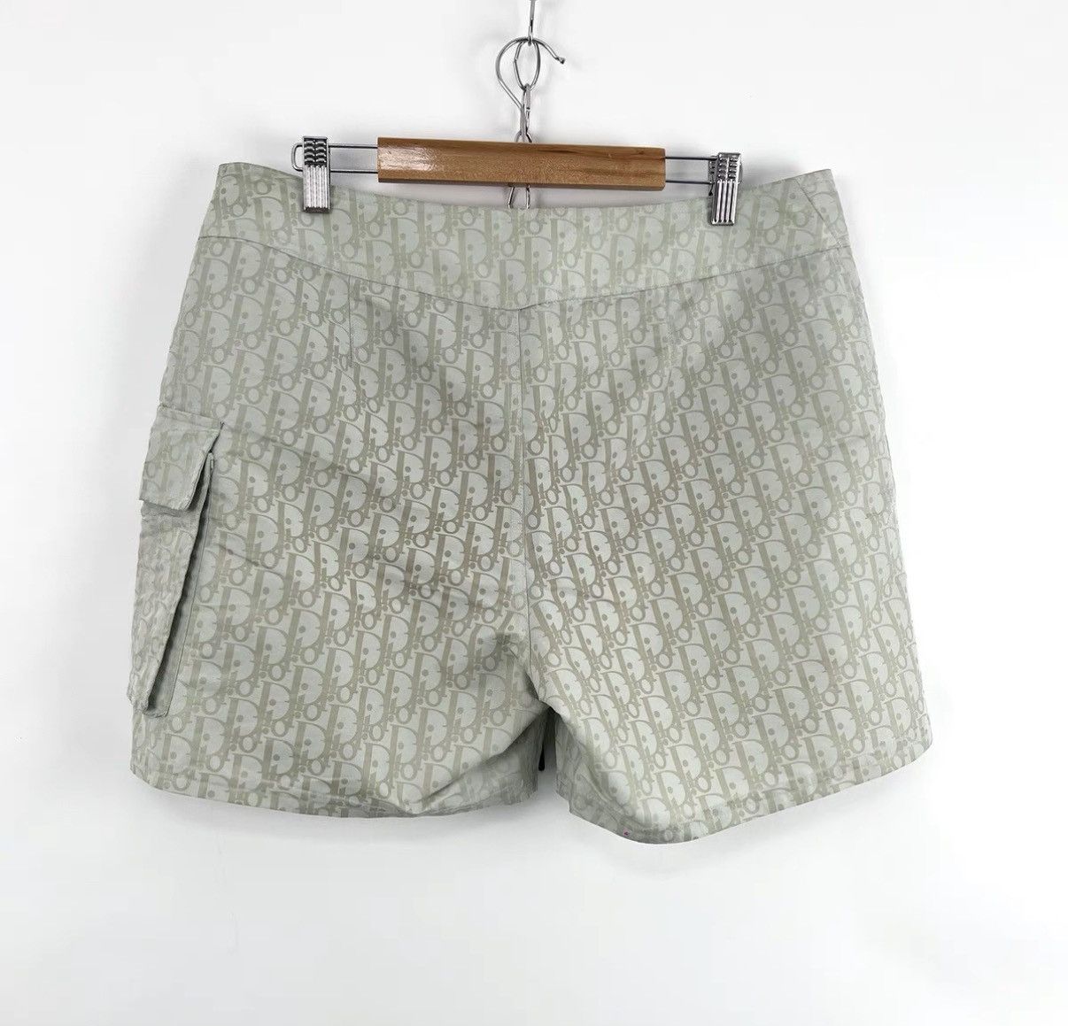 Dior Dior Light Grey All Over Print Beach Shorts K12 Size 26" / US 2 / IT 38 - 2 Thumbnail