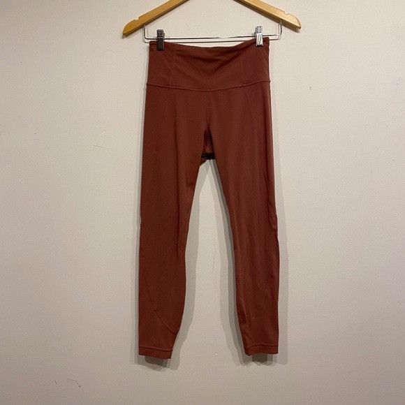 Athleta Athleta Salutation 7/8 Pink Cropped Workout Leggings Size XS Size 24" / US 00 / IT 34 - 1 Thumbnail