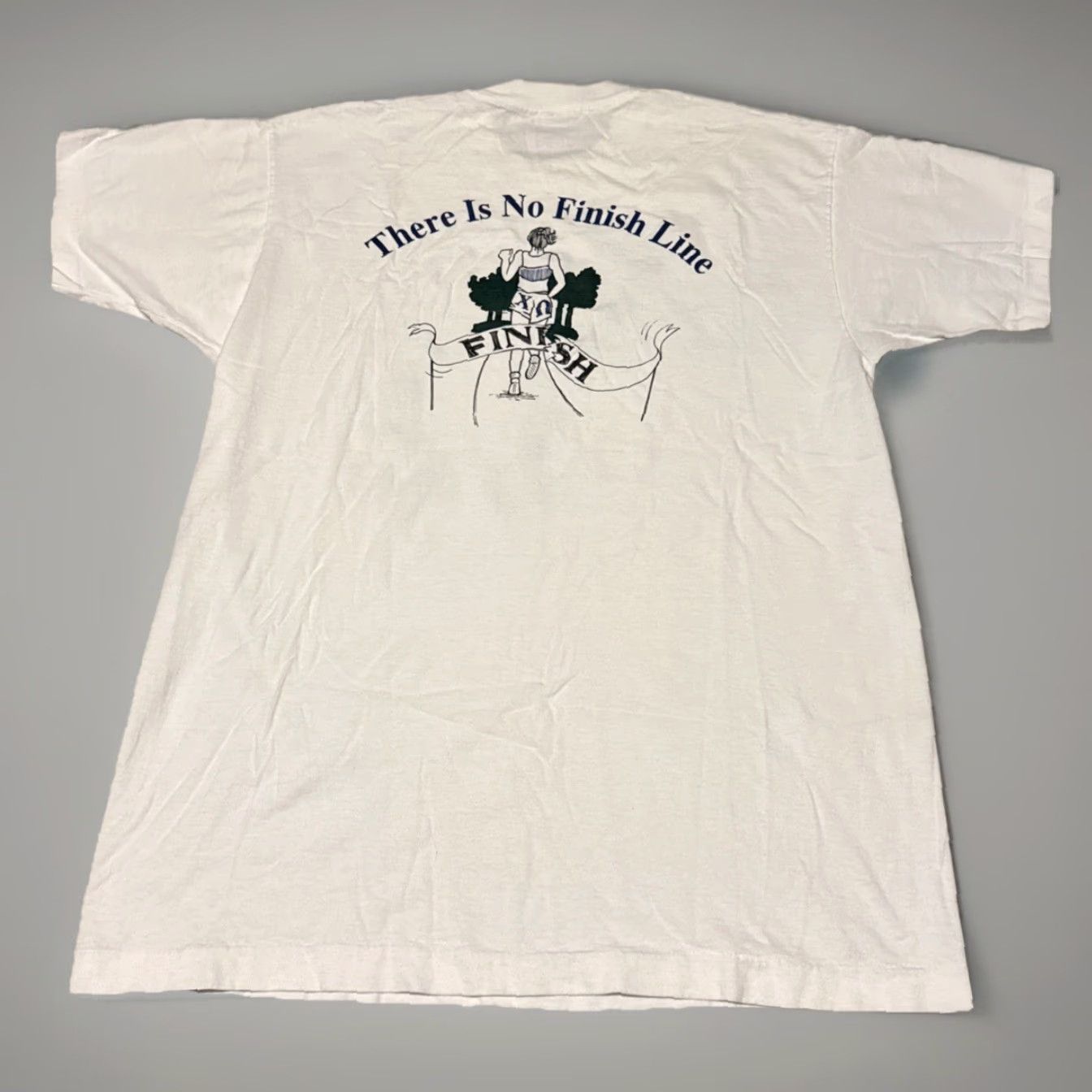 Fruit Of The Loom VINTAGE Chi Omega T-Shirt White XL Unisex Adults College 90s Vintage Greek Life Fruit of the Loom Shirt Women/Men Size US XL / EU 56 / 4 - 2 Thumbnail