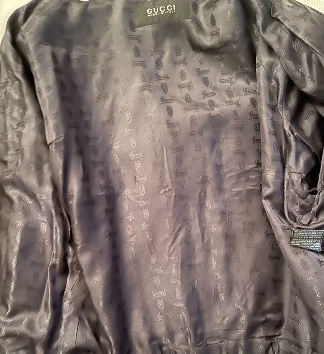 Gucci Vintage Gucci genuine leather jacket Size US XL / EU 56 / 4 - 4 Thumbnail