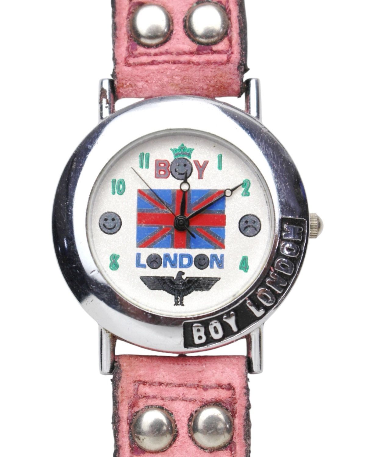 Japanese Brand 1990S BOY LONDON PINK ANARCHY PUNK STREET WEAR WATCH Size ONE SIZE - 1 Thumbnail