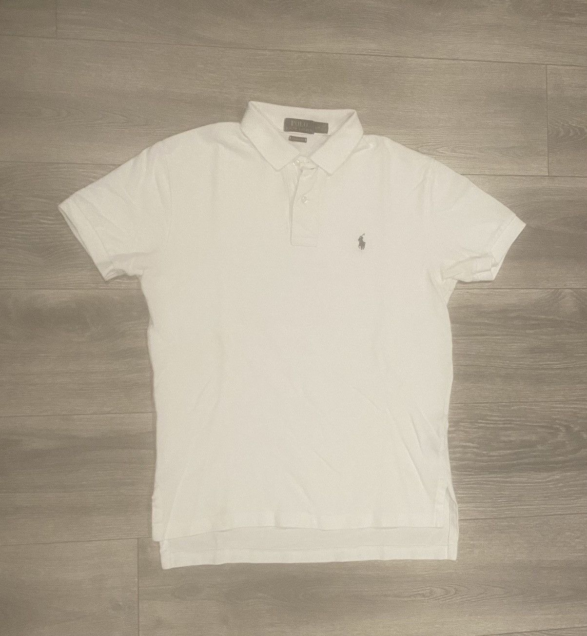 Polo Ralph Lauren White Classic Fit Polo Small | Grailed