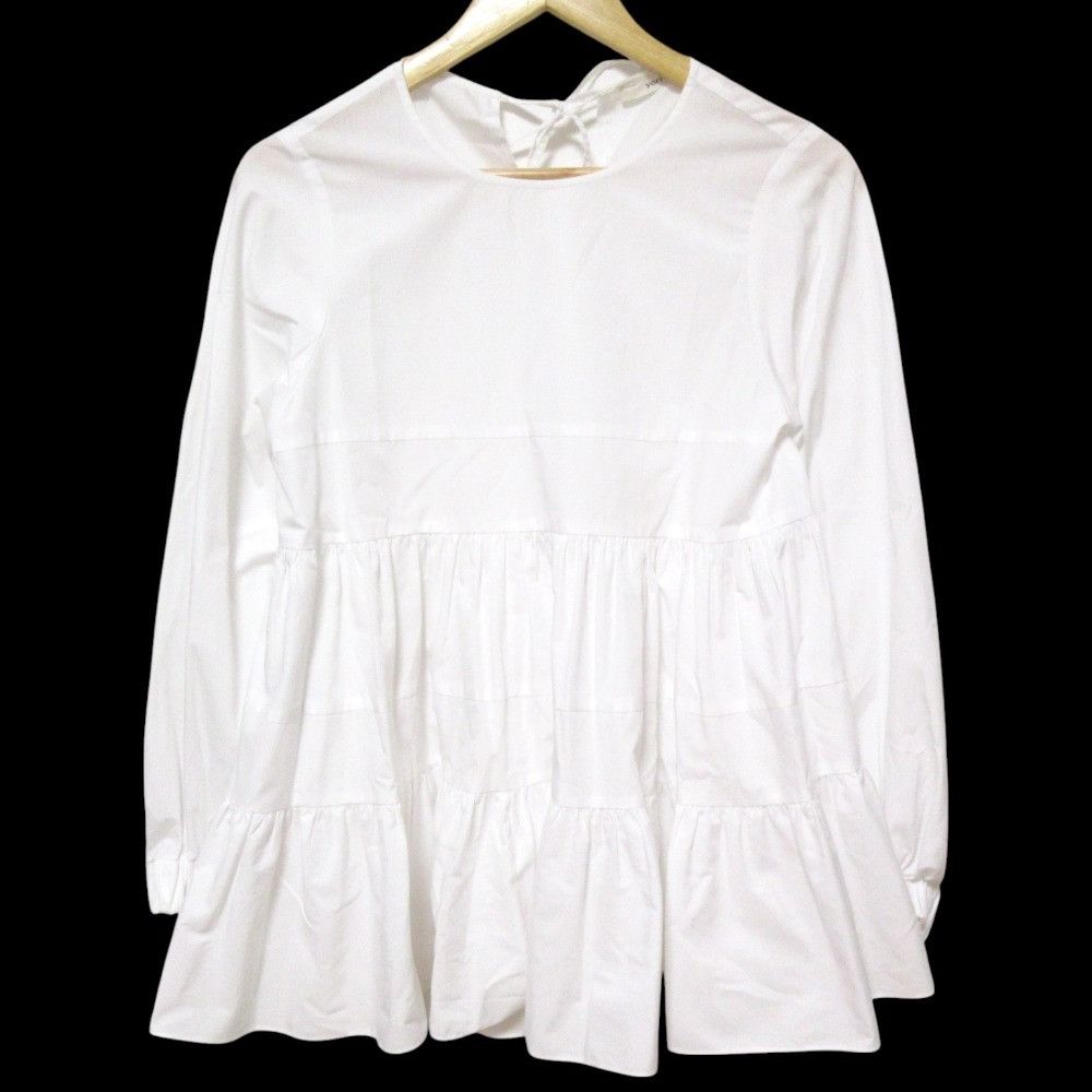 Other Other yori 22SS Tiered Long Sleeve Blouse Blouse Cotton Tops YR2221-009SP DUTY FREE for USA Size ONE SIZE - 1 Thumbnail