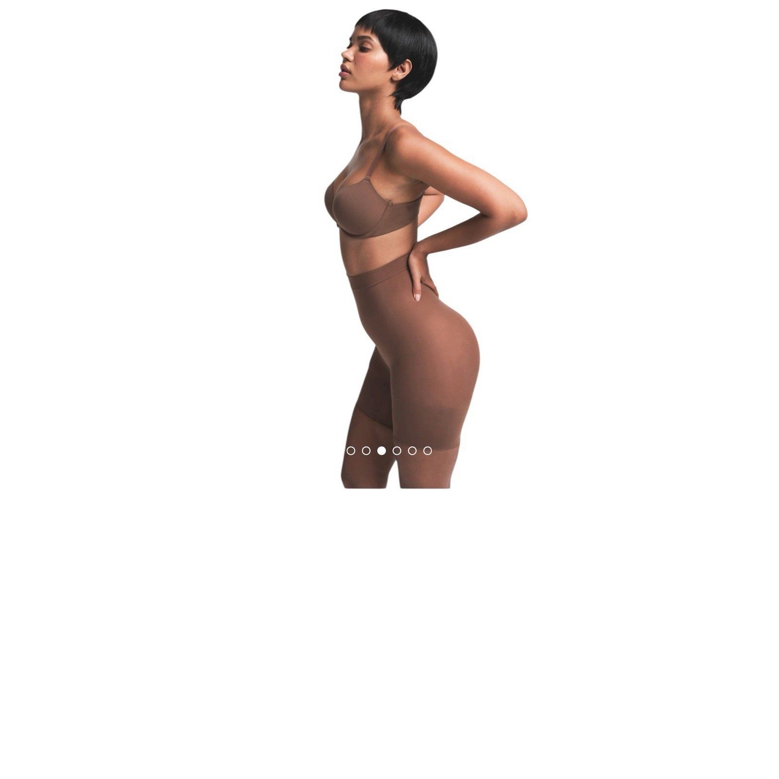 SKIMS NWT SKIMS High Waisted Mid Thigh Short Size ONE SIZE - 5 Thumbnail