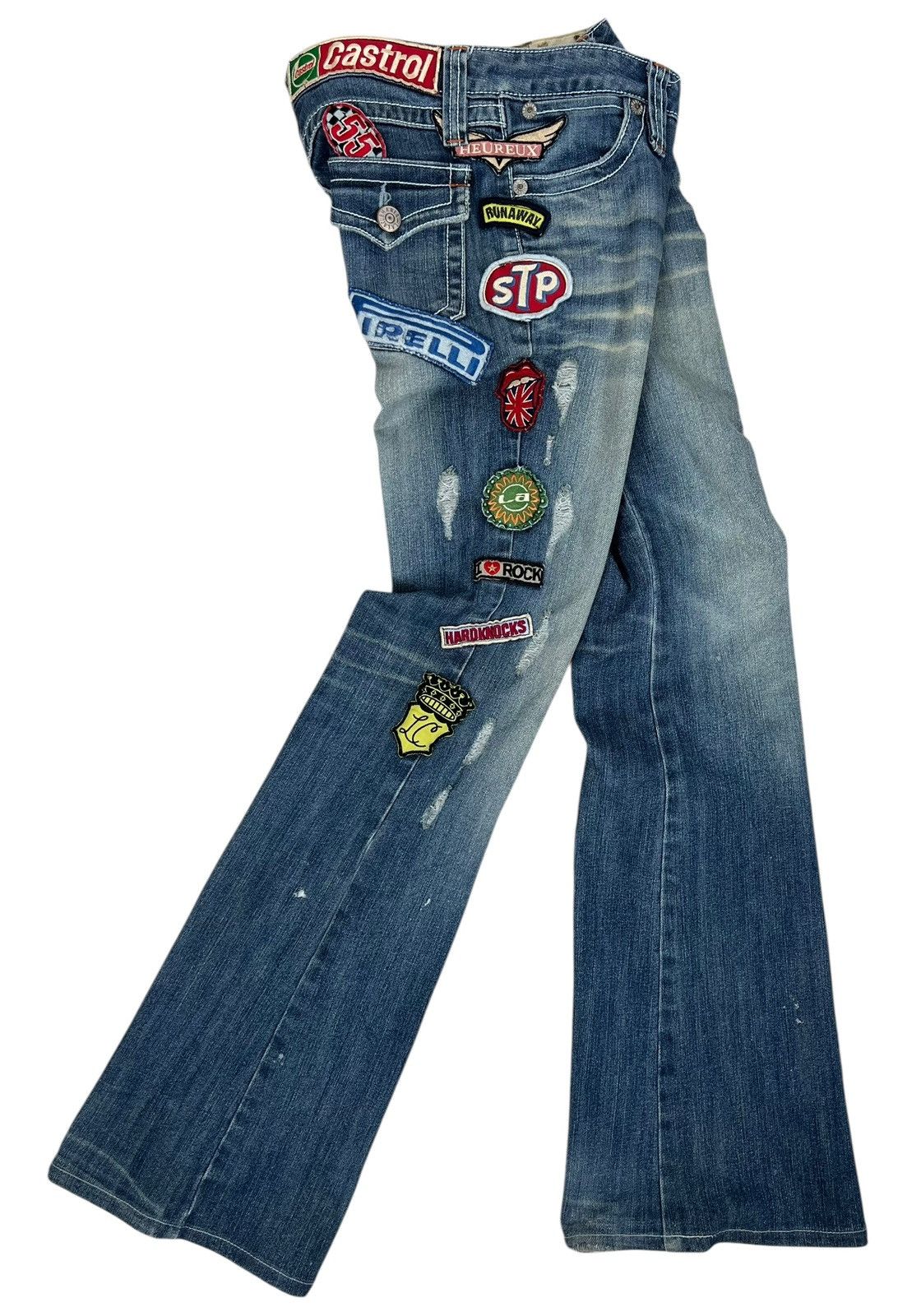 Japanese Brand Vintage Lalacub Mania Japan “73ees” Racing Jeans Size 28" / US 6 / IT 42 - 1 Thumbnail