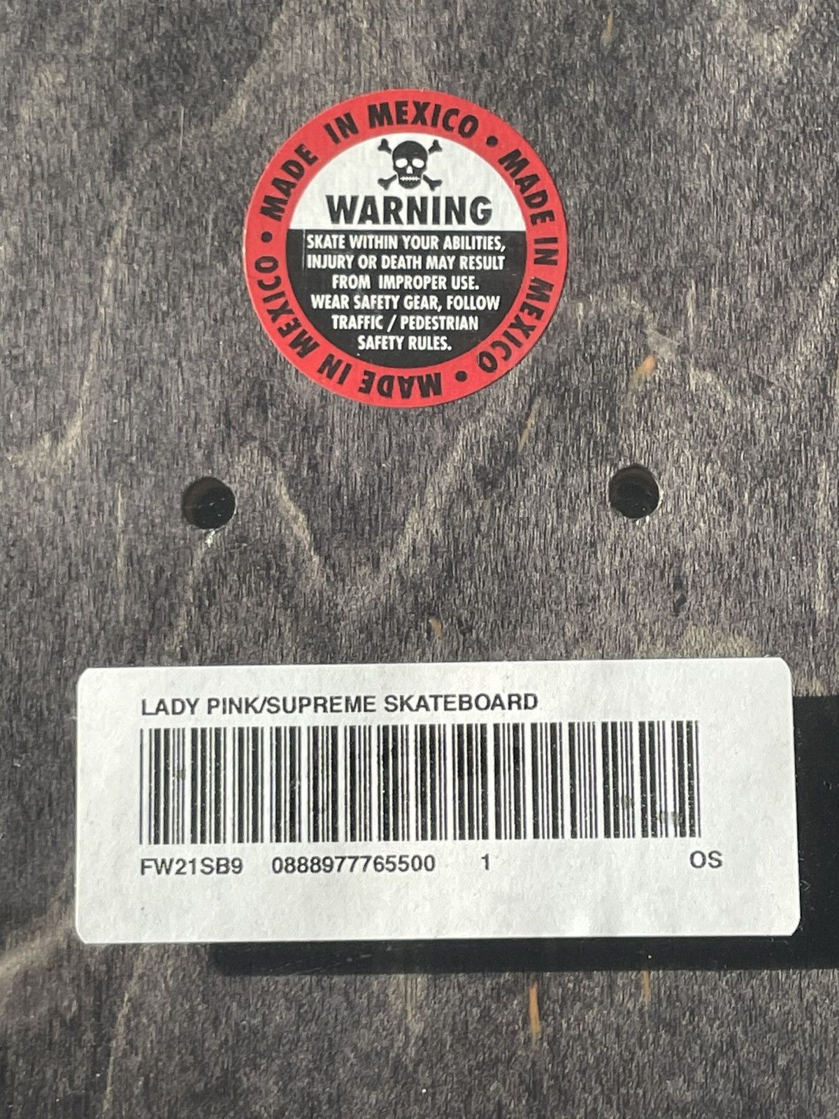Supreme Lady Pink Supreme Skateboard FW21 Size ONE SIZE - 4 Thumbnail