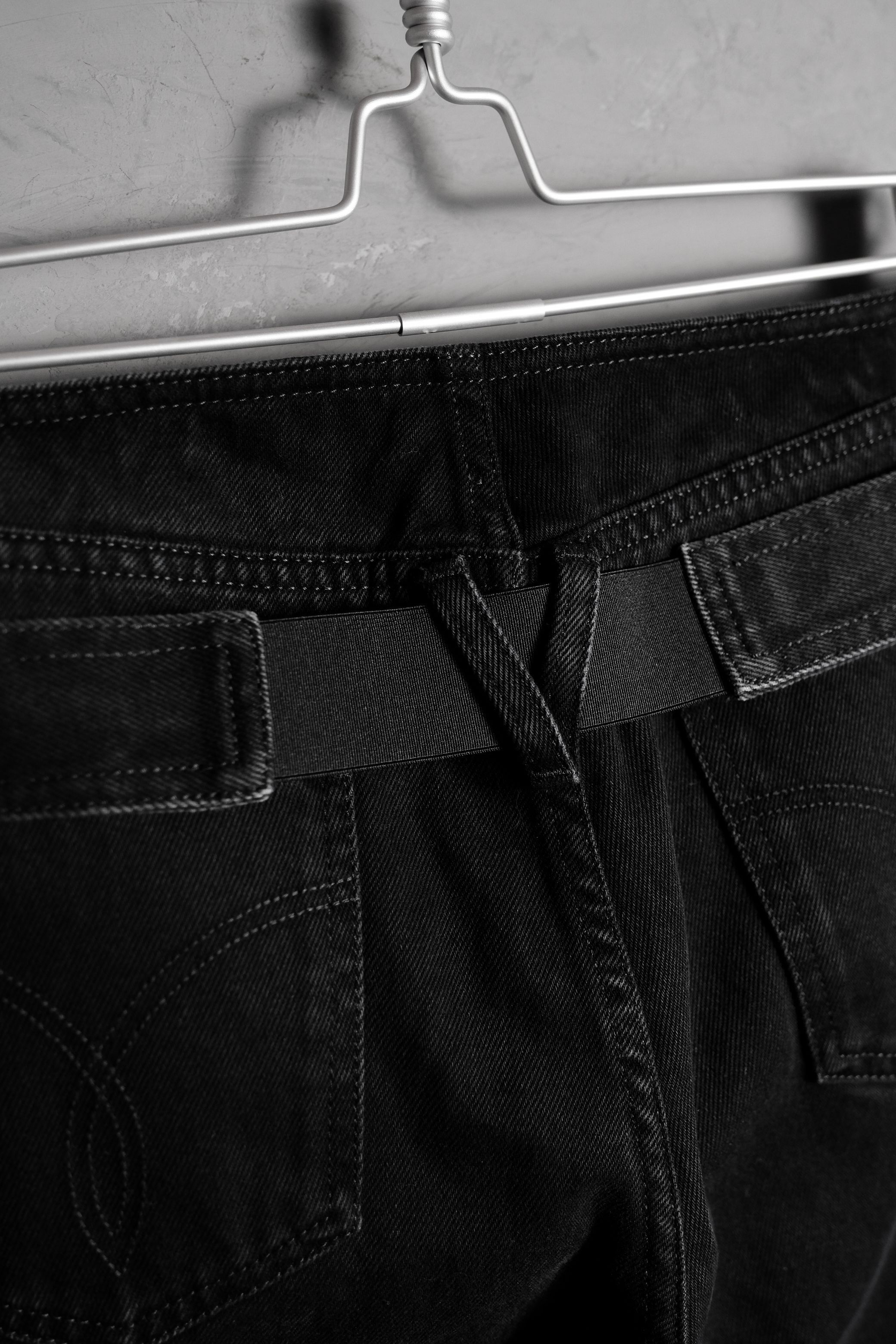 Versace VERSACE Medusa Belted Black Denim Jeans Size 30" / US 8 / IT 44 - 6 Thumbnail
